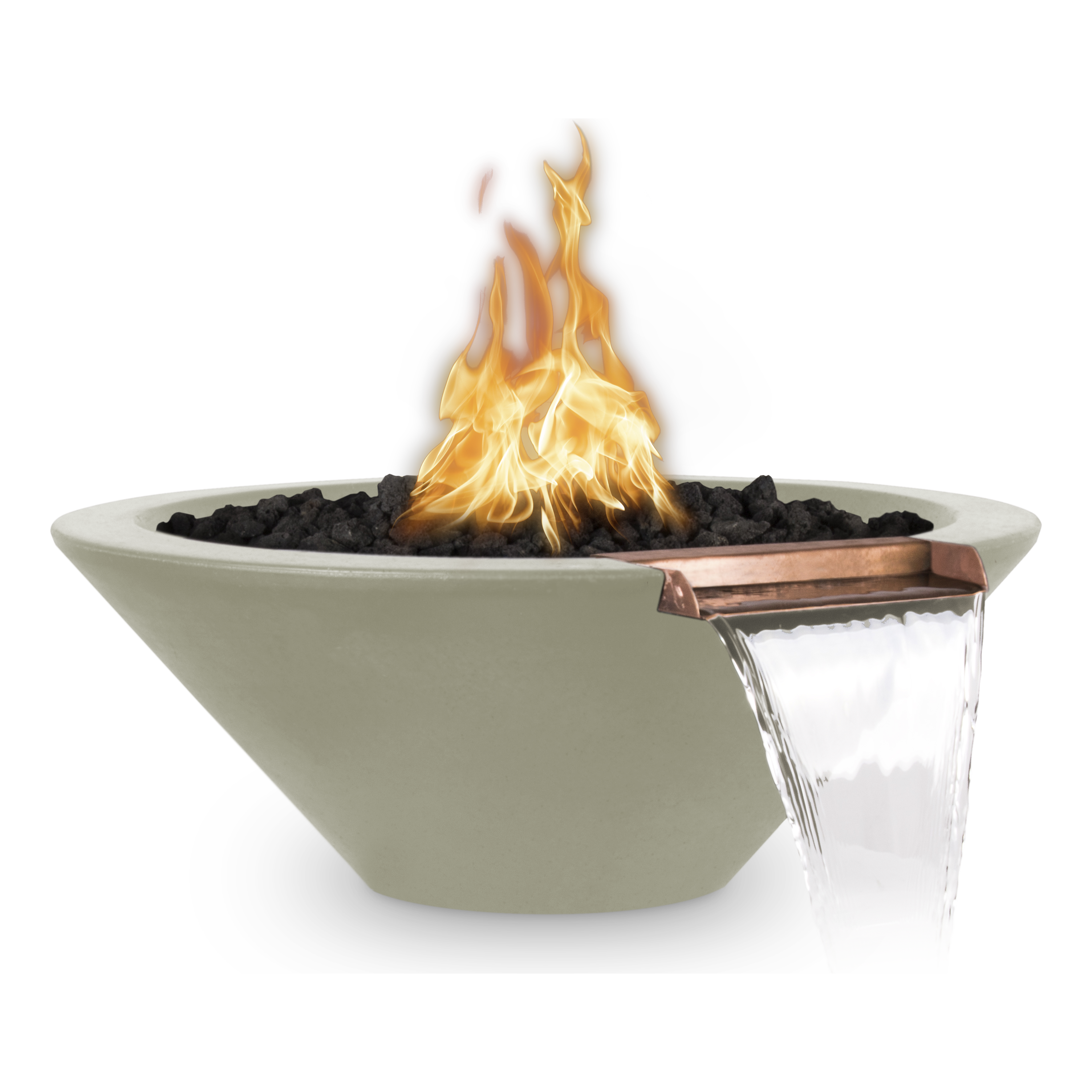 The Outdoor Plus Cazo GFRC Concrete Fire & Water Bowl