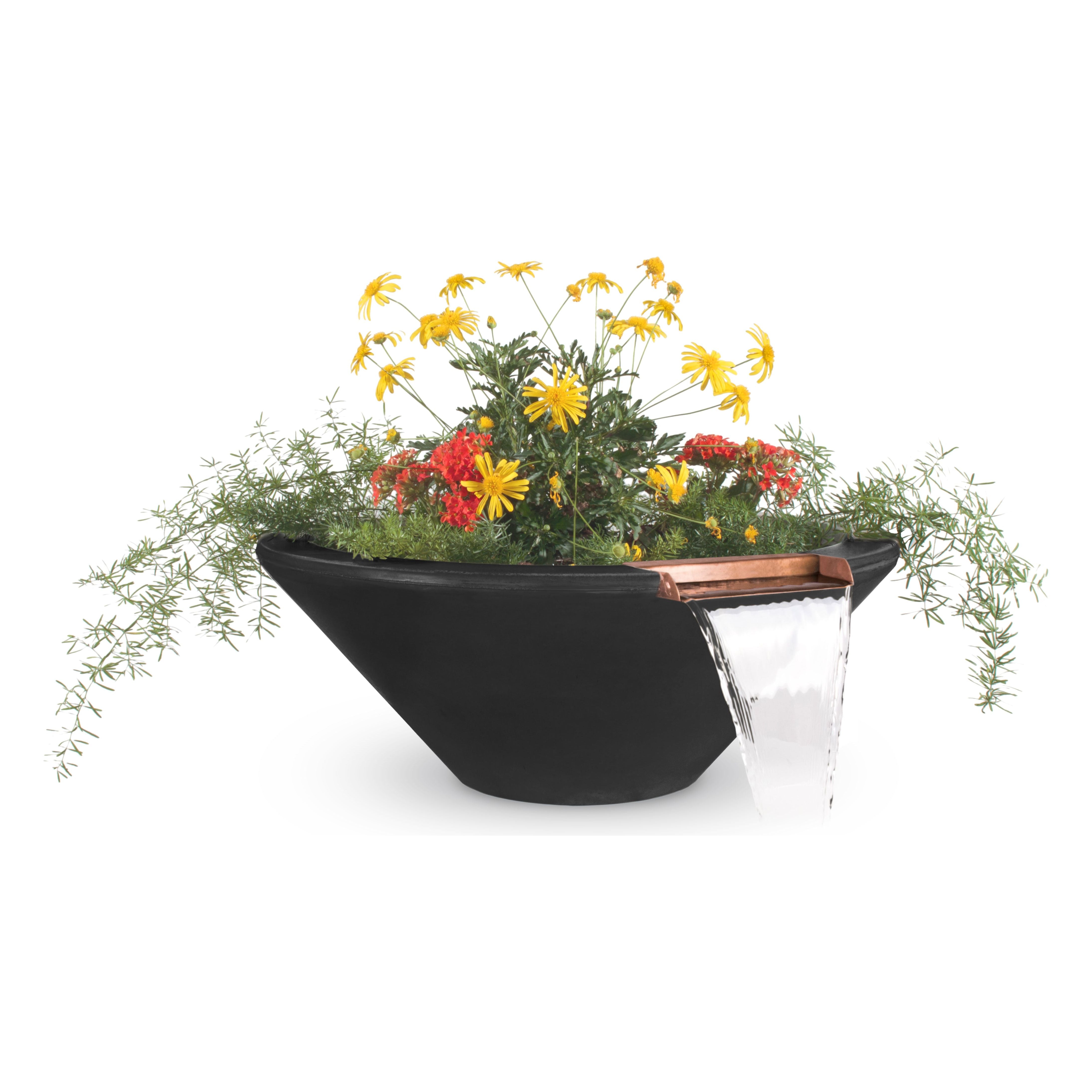 The Outdoor Plus Cazo GFRC Concrete Planter & Water Bowl