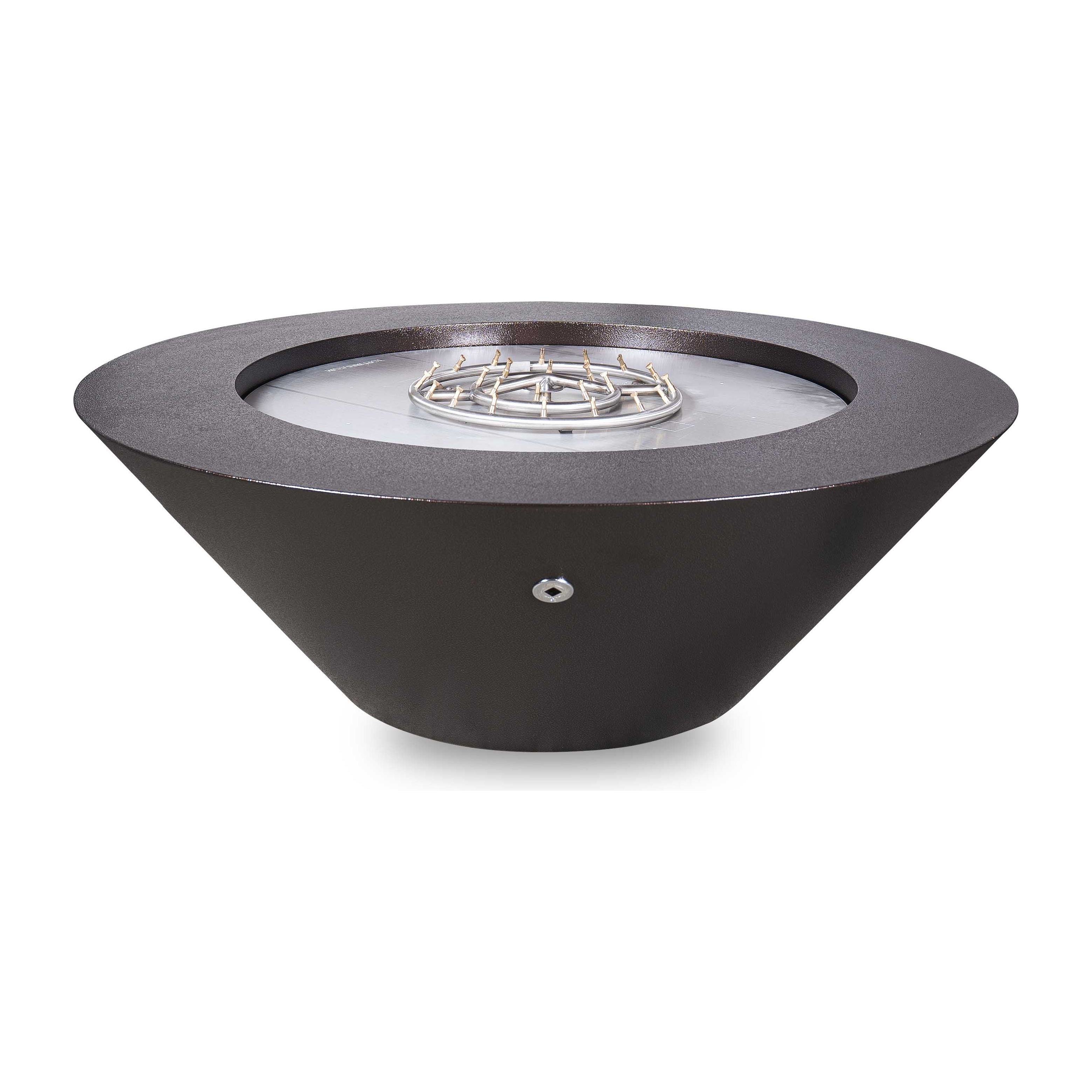 The Outdoor Plus Cazo Metal Powder Coat Fire Pit - Wide Ledge