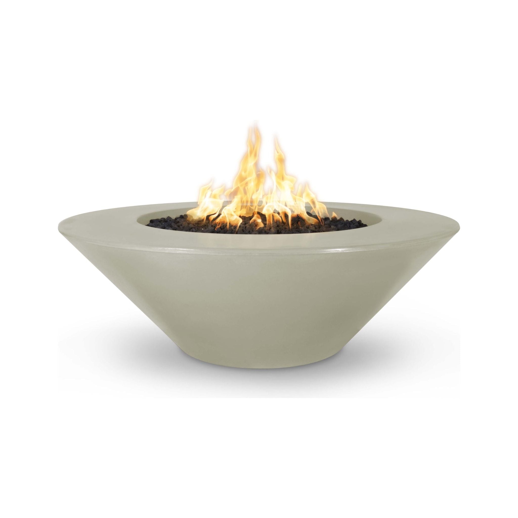 The Outdoor Plus Cazo GFRC Concrete Fire Pit - Wide Ledge