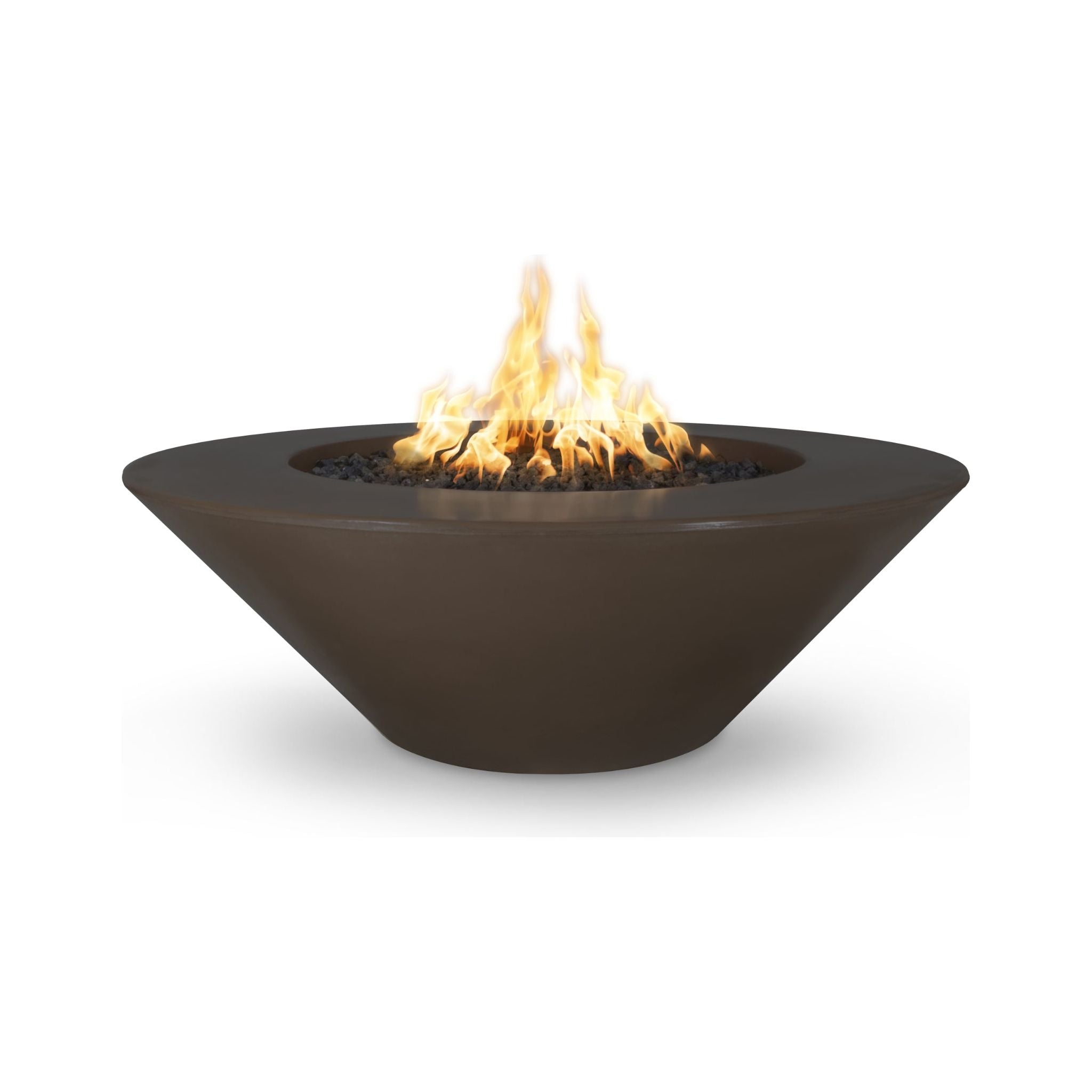 The Outdoor Plus Cazo GFRC Concrete Fire Pit - Wide Ledge