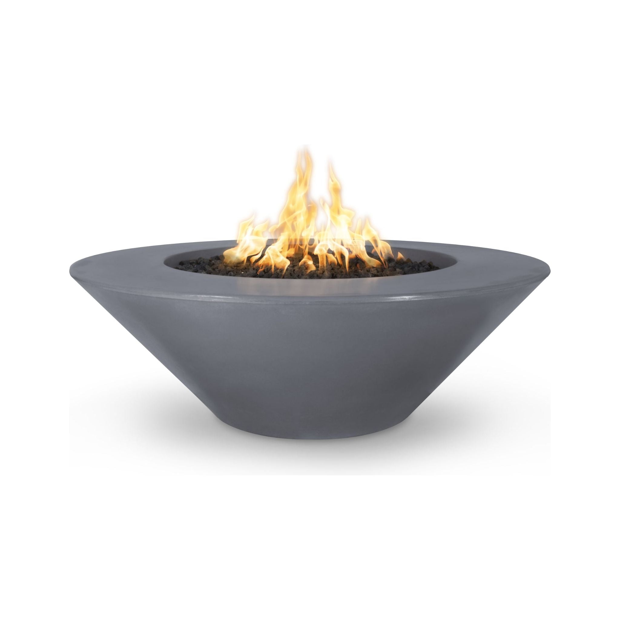 The Outdoor Plus Cazo GFRC Concrete Fire Pit - Wide Ledge