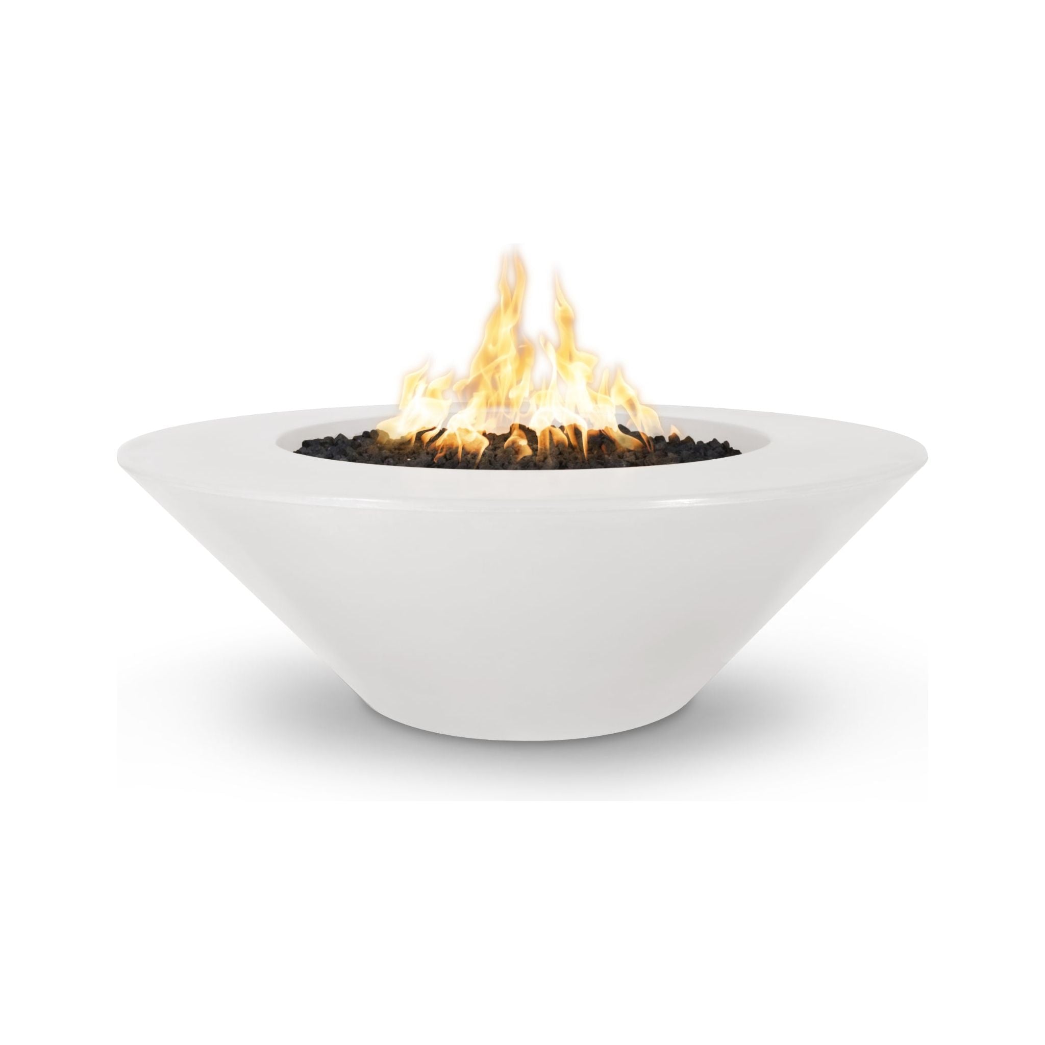 The Outdoor Plus Cazo GFRC Concrete Fire Pit - Wide Ledge