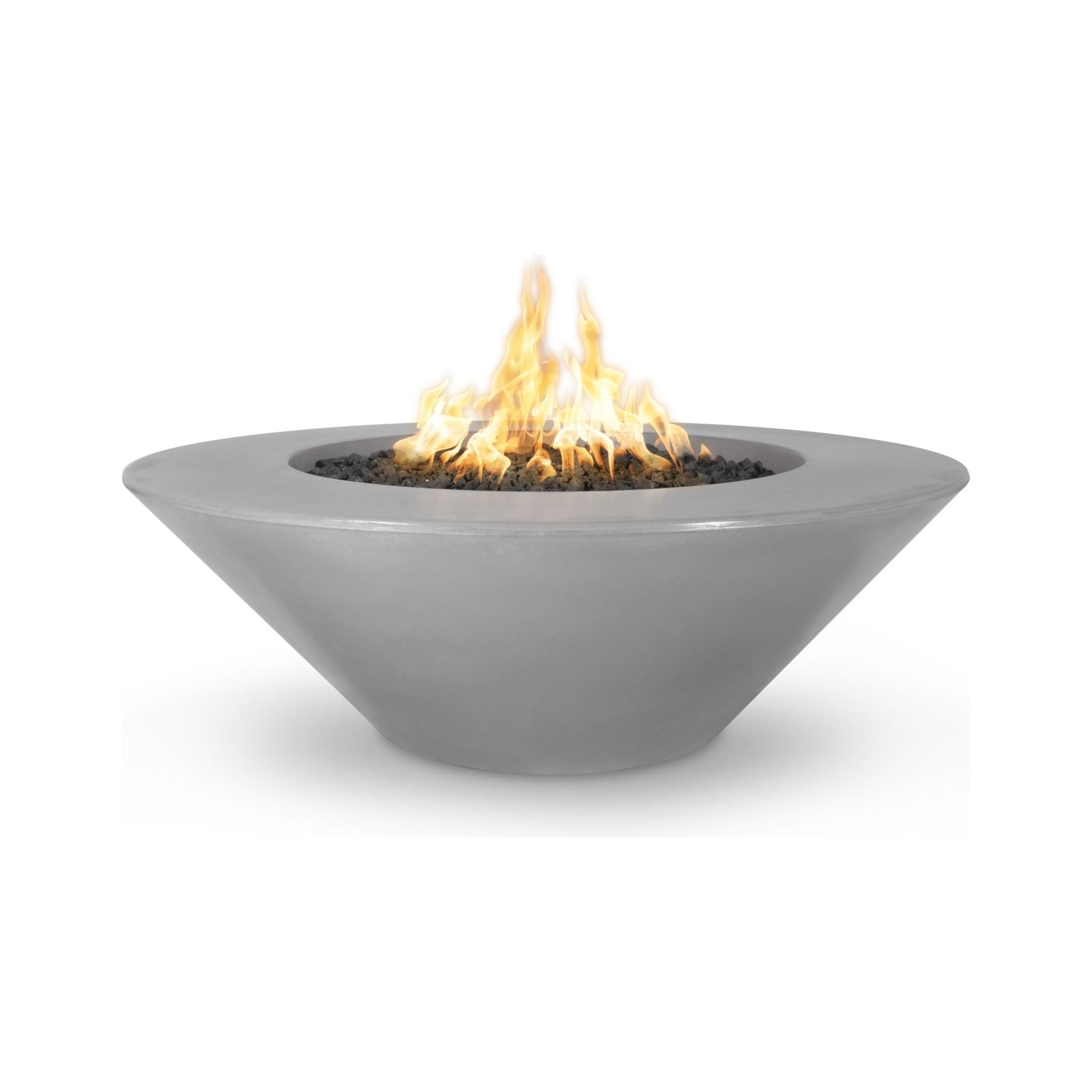 The Outdoor Plus Cazo GFRC Concrete Fire Pit - Wide Ledge