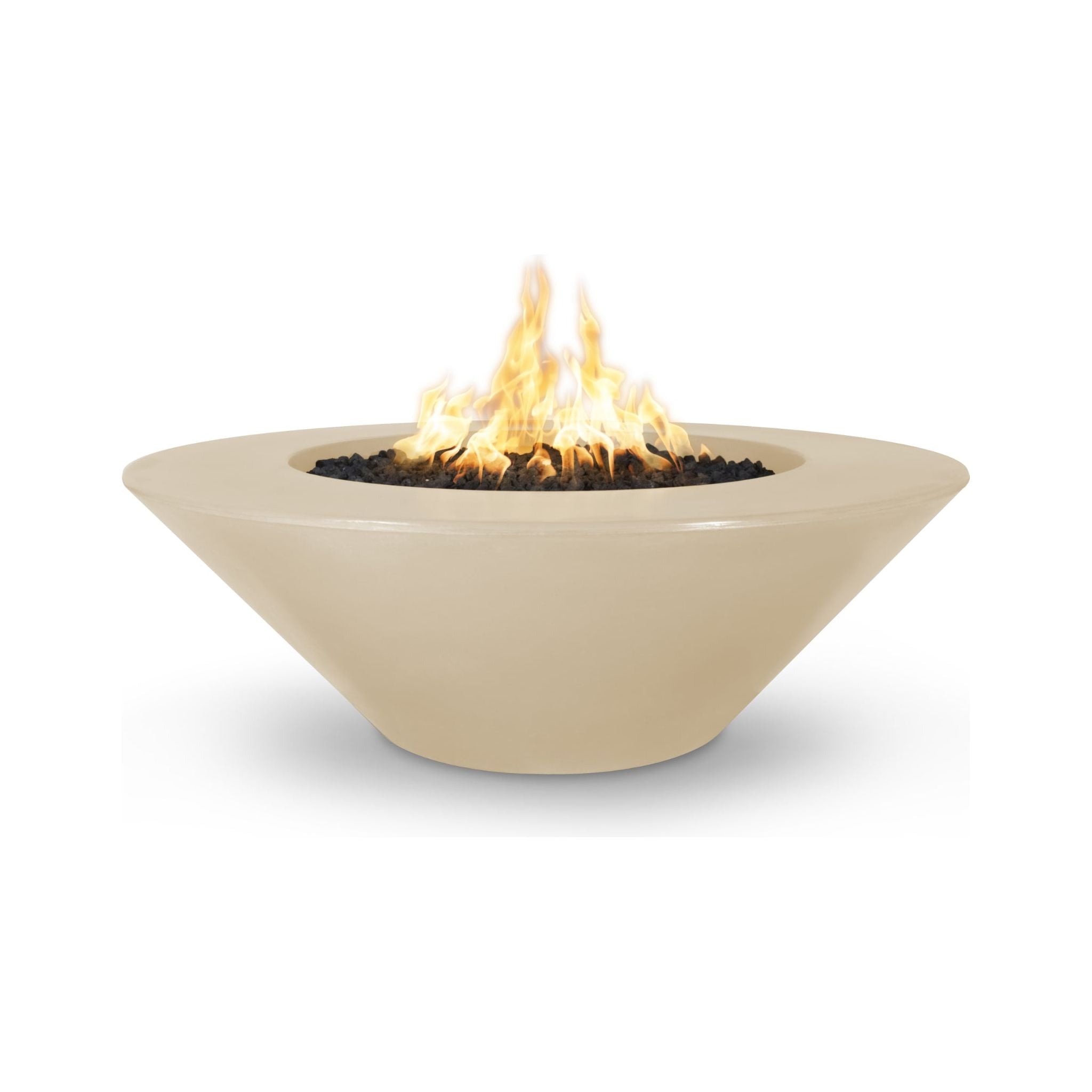 The Outdoor Plus Cazo GFRC Concrete Fire Pit - Wide Ledge