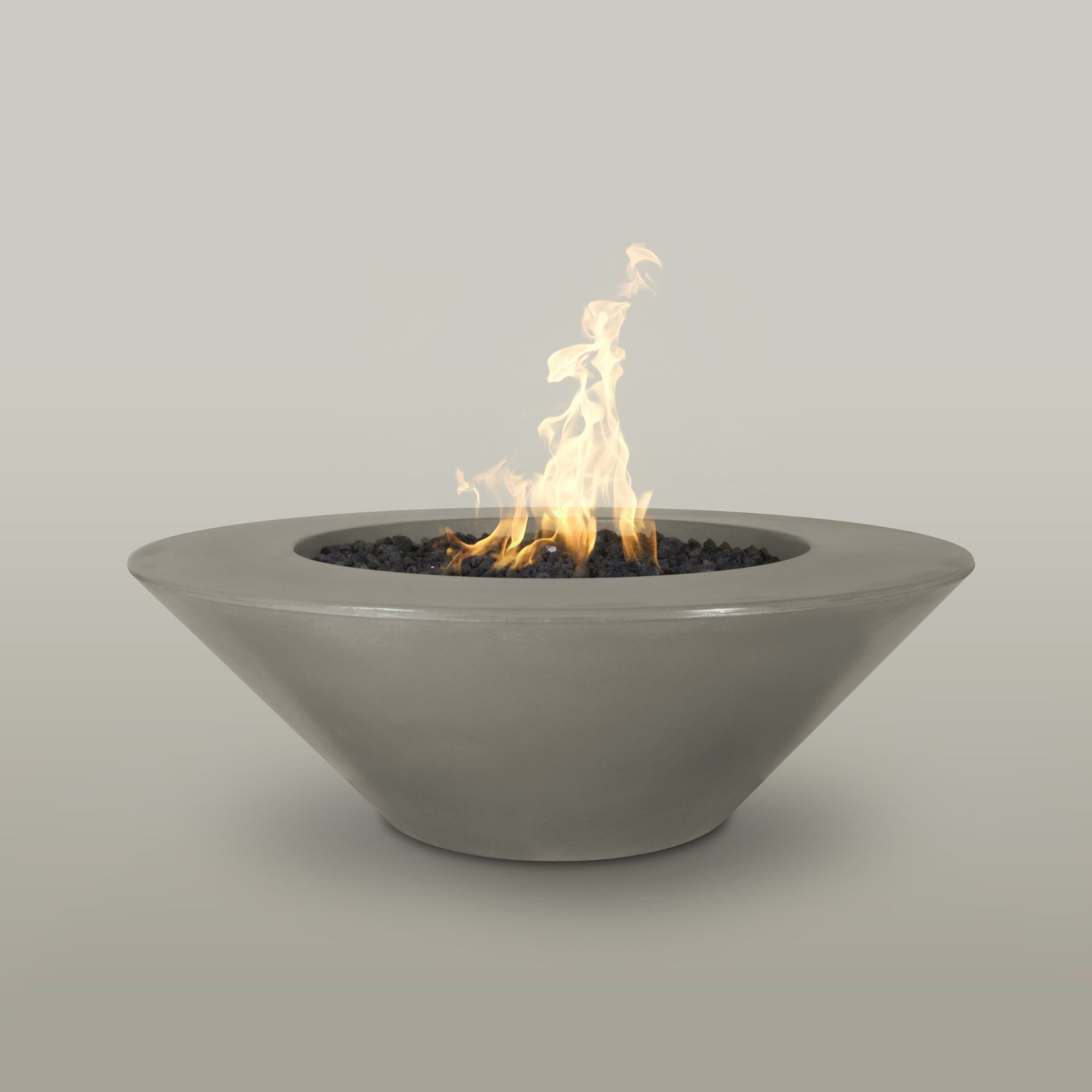 The Outdoor Plus Cazo GFRC Concrete Fire Pit - Wide Ledge