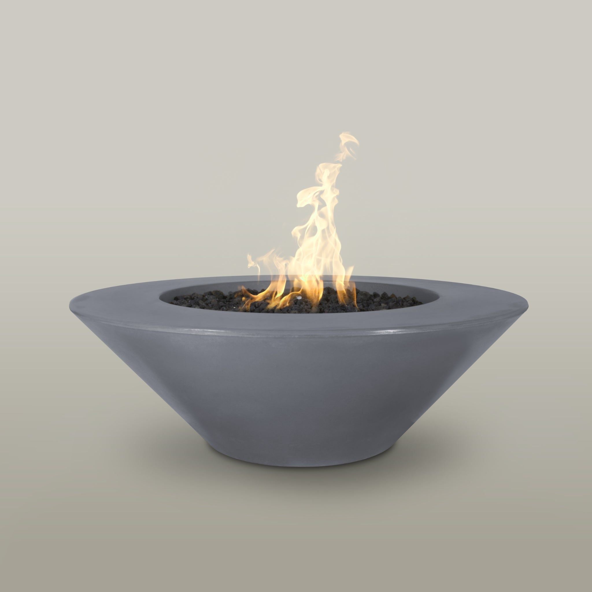 The Outdoor Plus Cazo GFRC Concrete Fire Pit - Wide Ledge