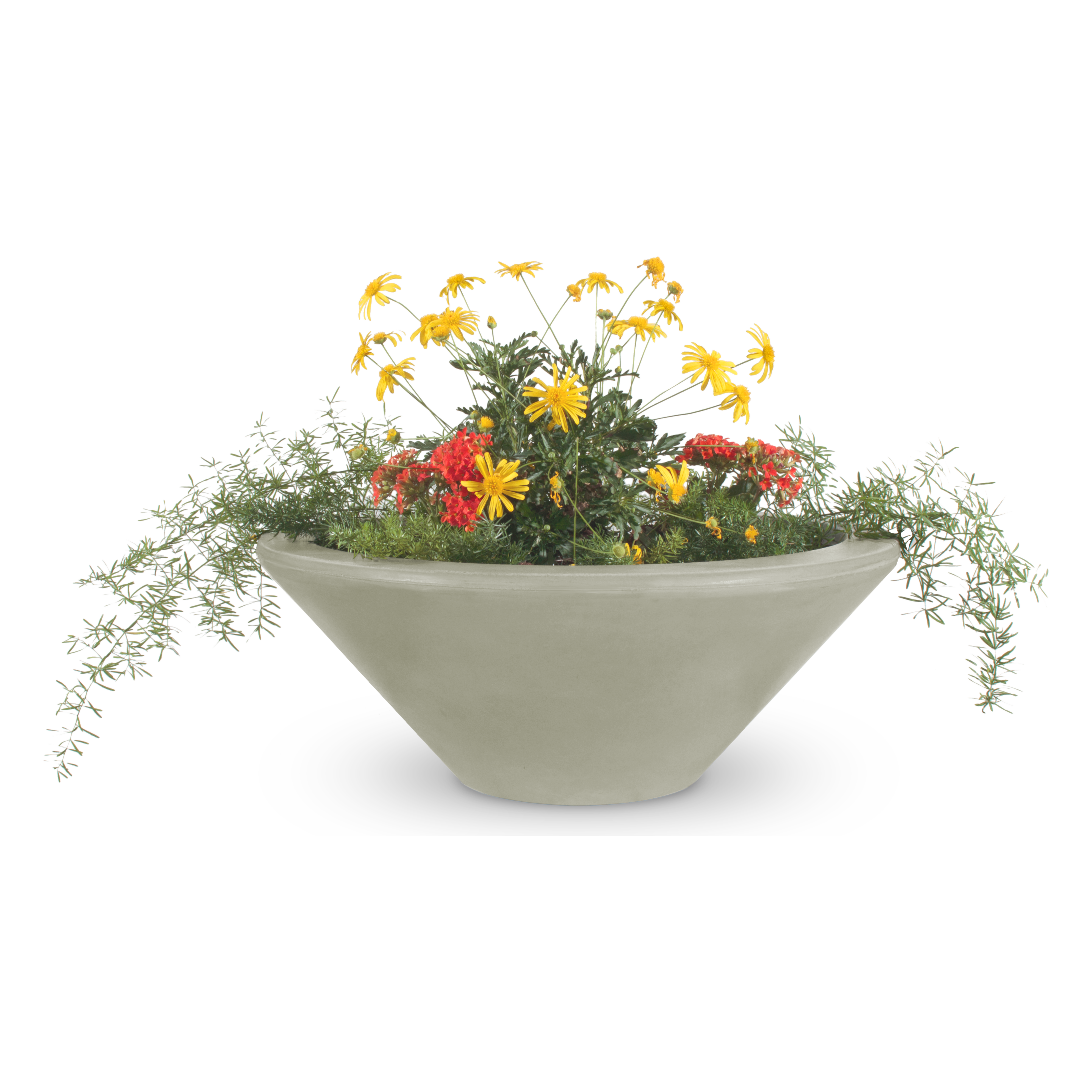 The Outdoor Plus Cazo GFRC Concrete Planter Bowl