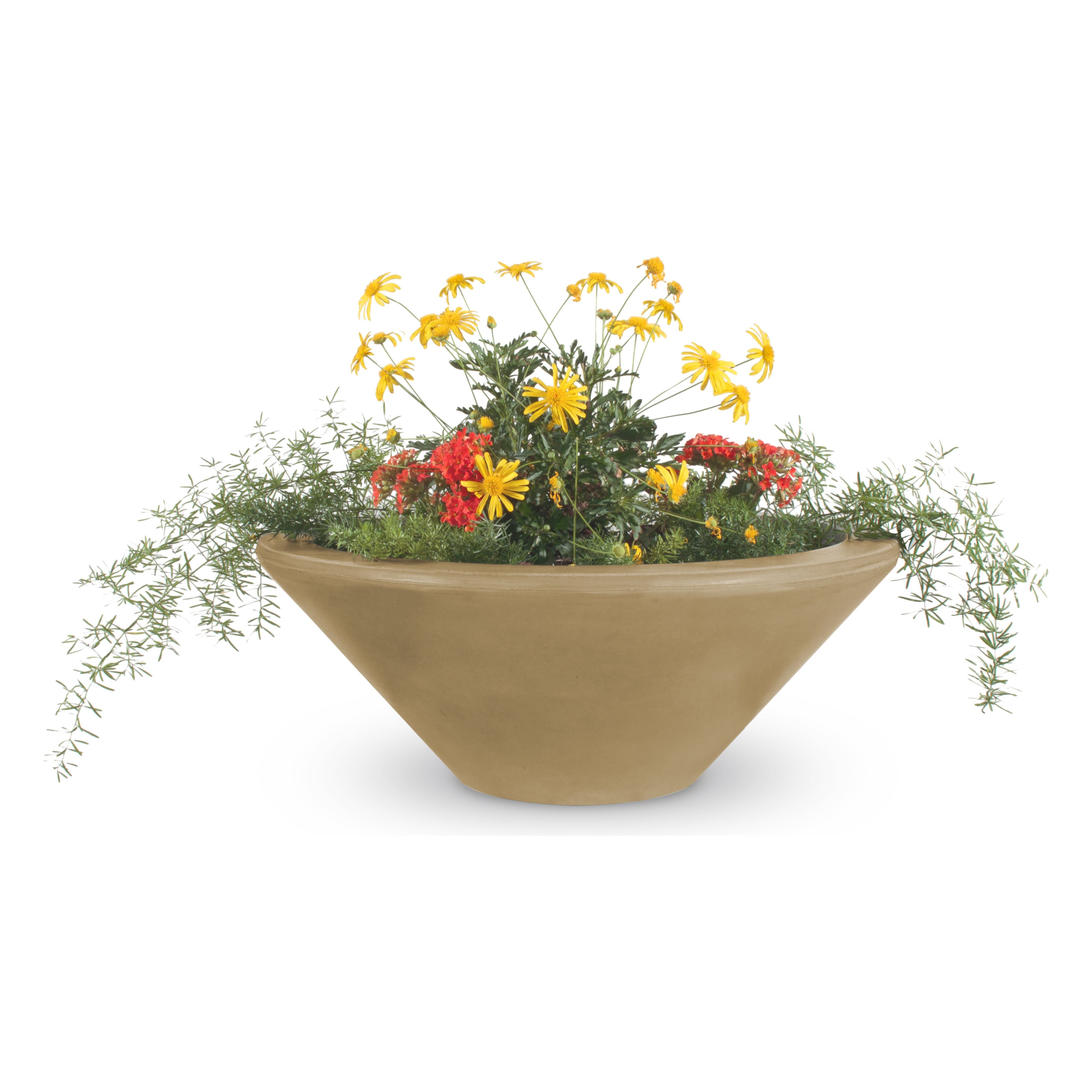 The Outdoor Plus Cazo GFRC Concrete Planter Bowl