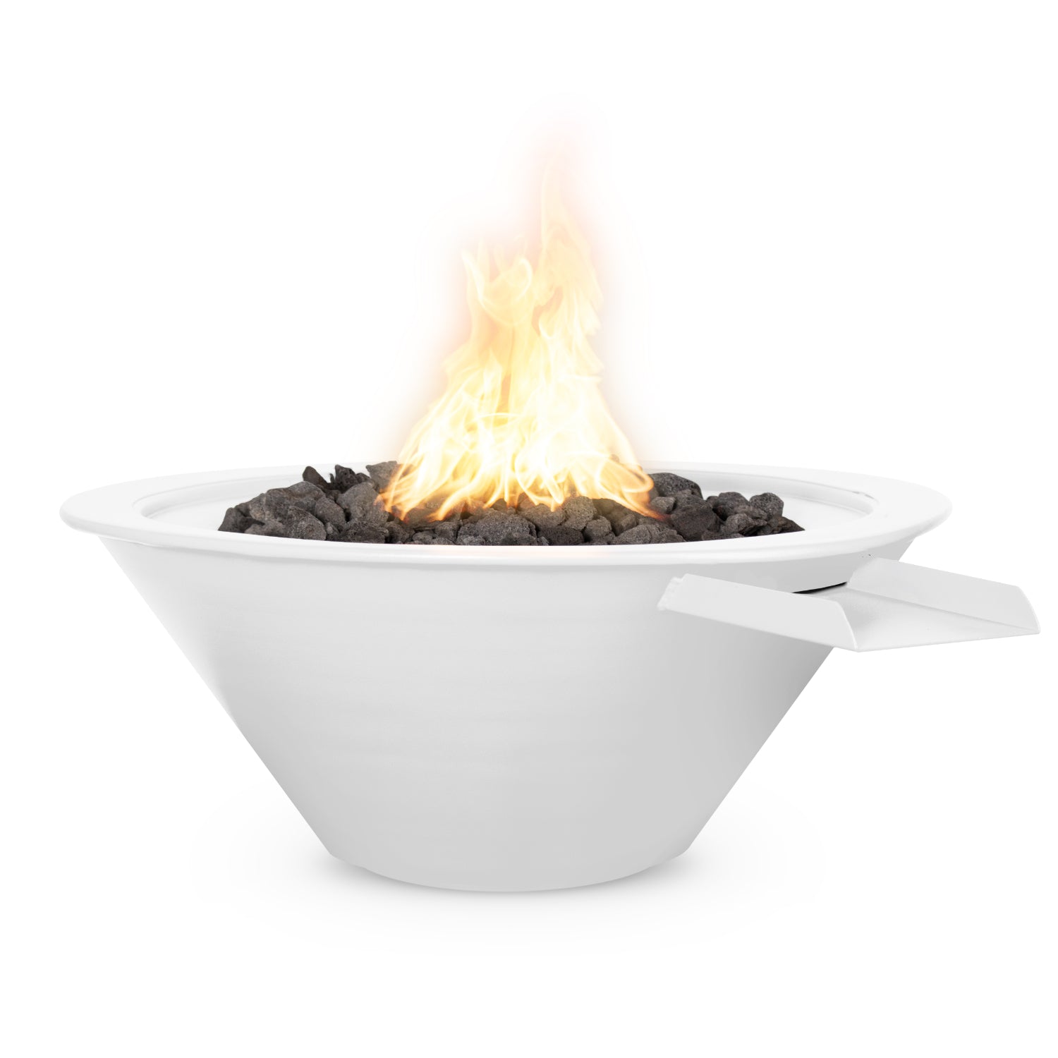 The Outdoor Plus Cazo Powder Coated Metal Fire & Water Bowl