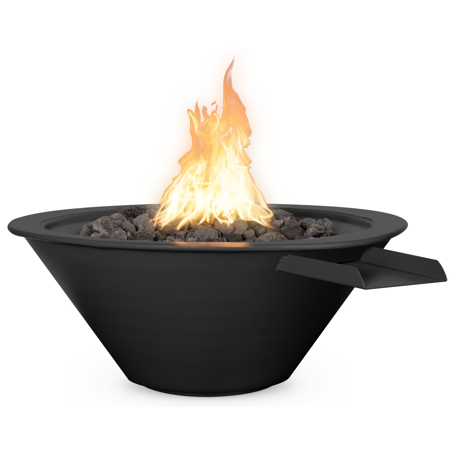 The Outdoor Plus Cazo Powder Coated Metal Fire & Water Bowl