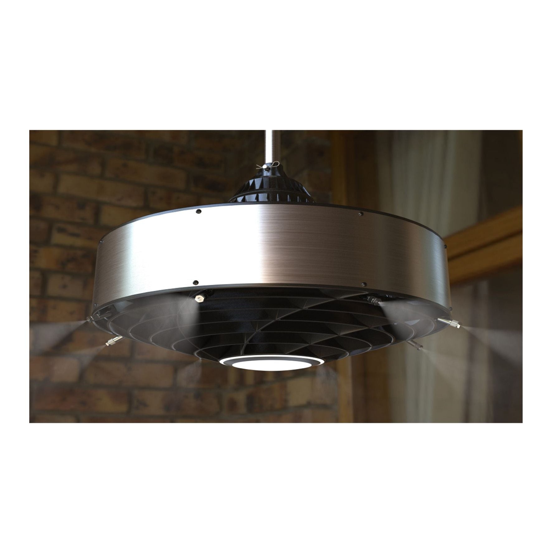 Aeromist Ceiling Mount Misting Fan Kit