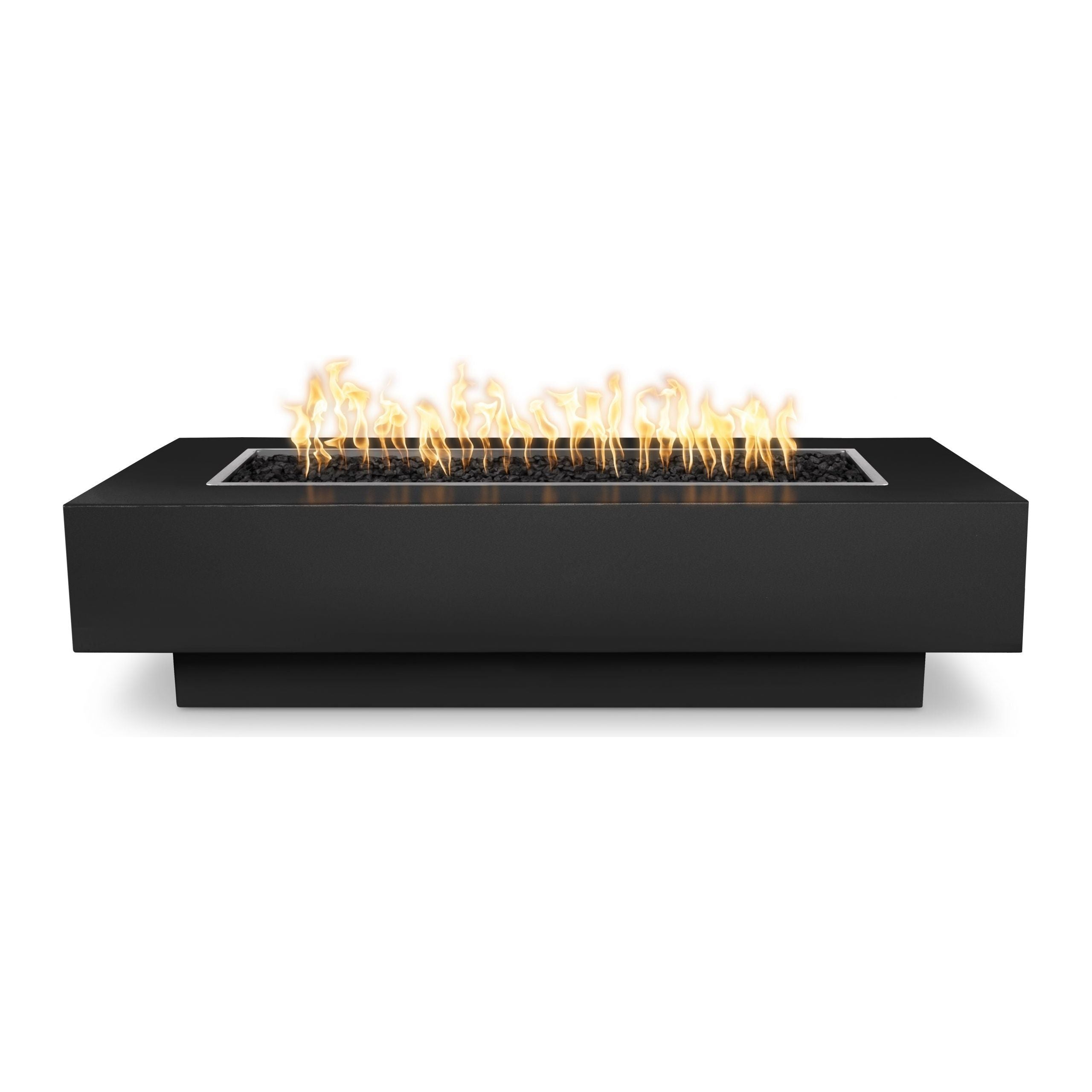 The Outdoor Plus Coronado 84" Rectangle Metal Powder Coat Fire Pit