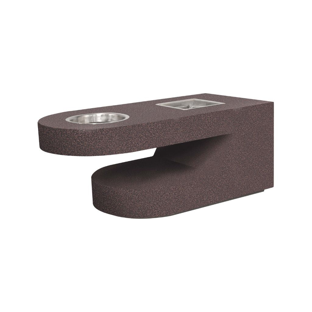 The Outdoor Plus Dana Powder Coated Metal Fire Table