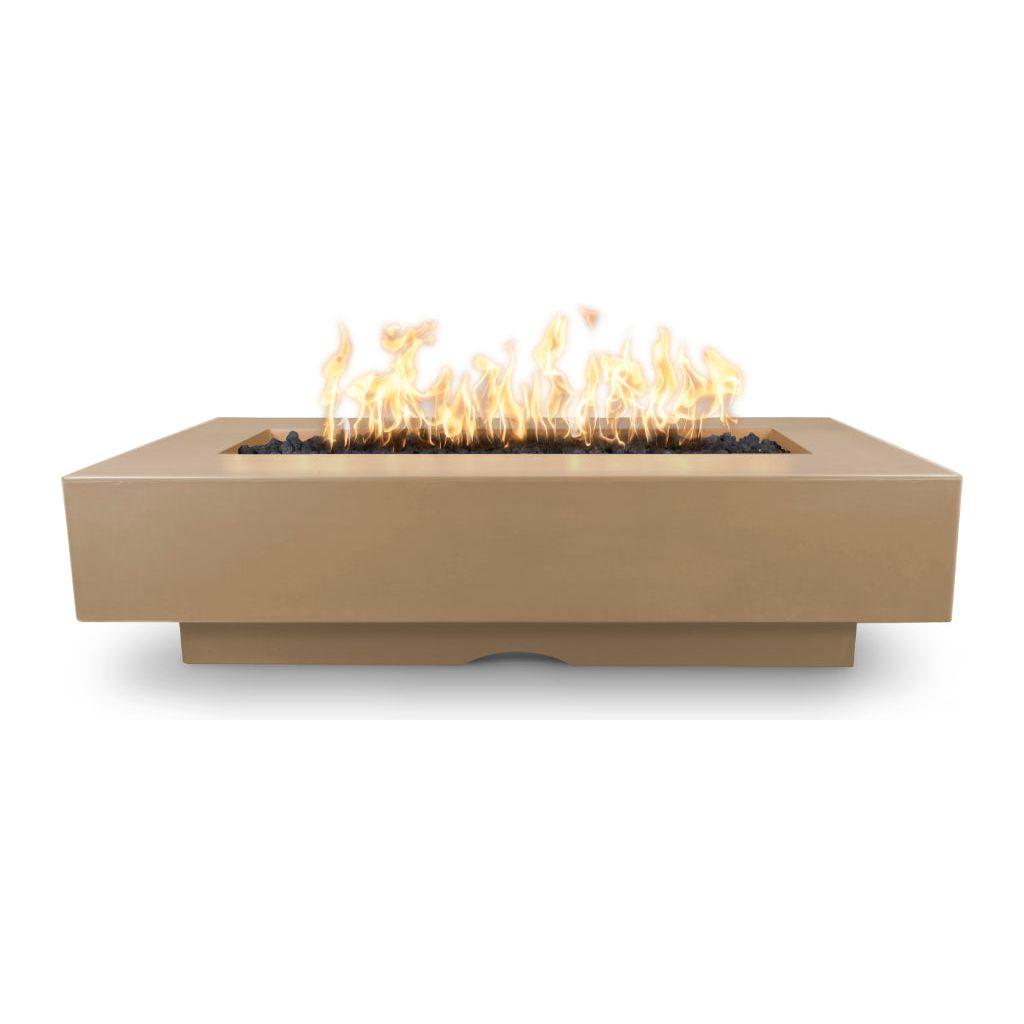 The Outdoor Plus Del Mar Rectangular GFRC Concrete Fire Pit