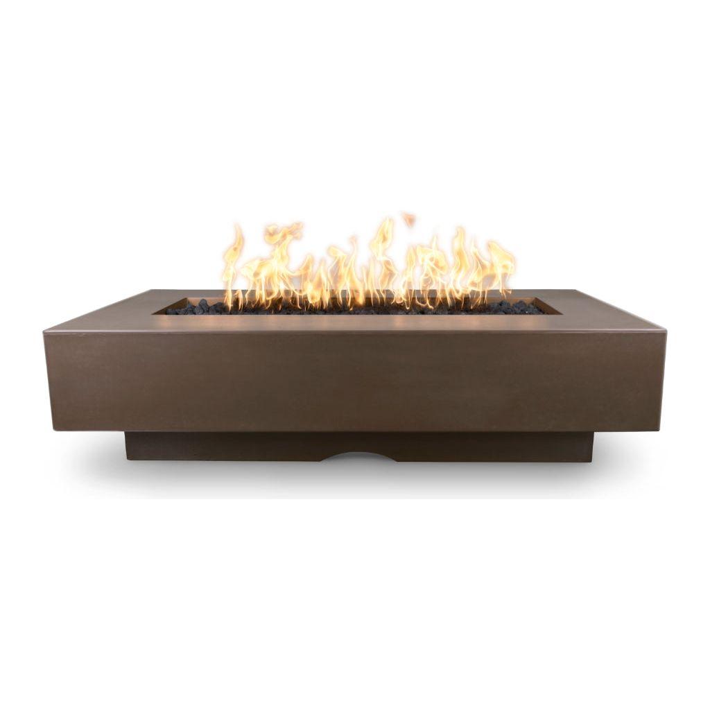 The Outdoor Plus Del Mar Rectangular GFRC Concrete Fire Pit