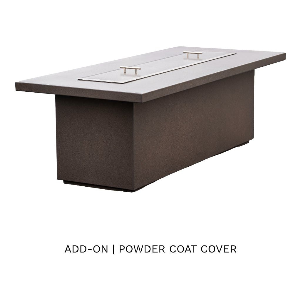 The Outdoor Plus Fremont 24" Tall Powder Coated Metal Fire Table