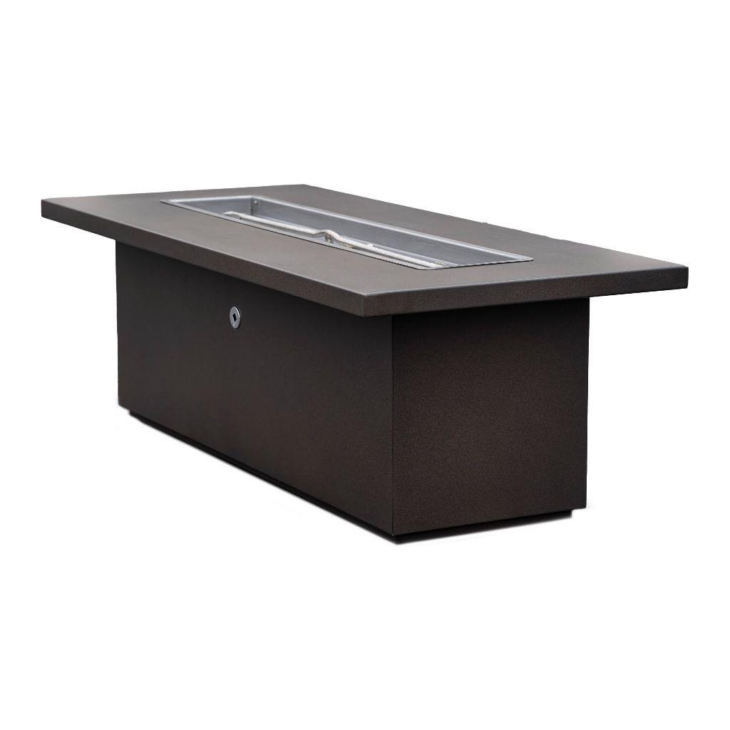 The Outdoor Plus Fremont 24" Tall Powder Coated Metal Fire Table