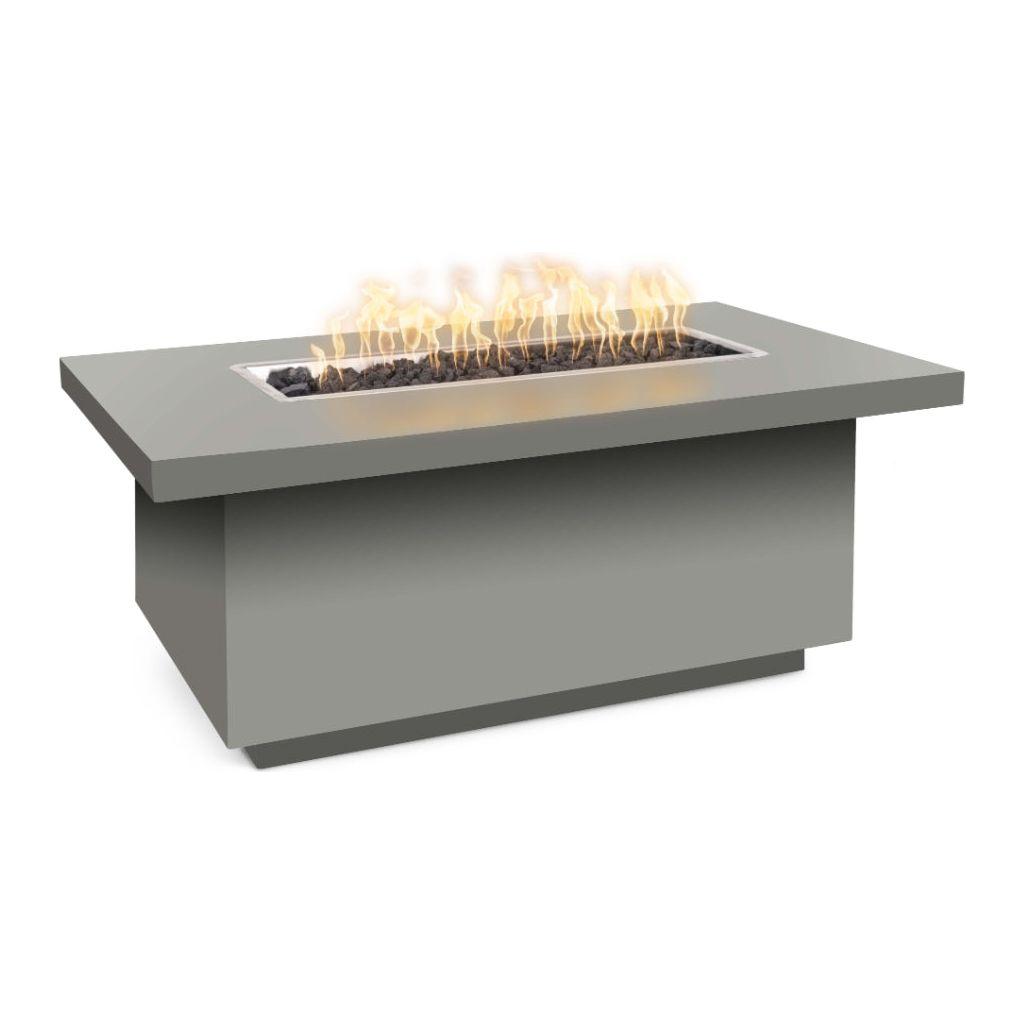 The Outdoor Plus Fremont 24" Tall Powder Coated Metal Fire Table
