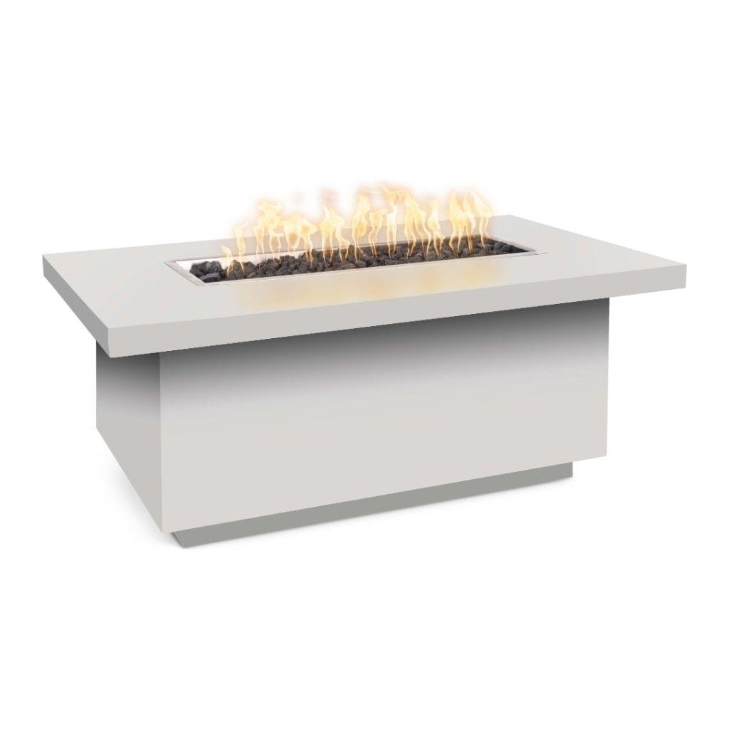 The Outdoor Plus Fremont 24" Tall Powder Coated Metal Fire Table