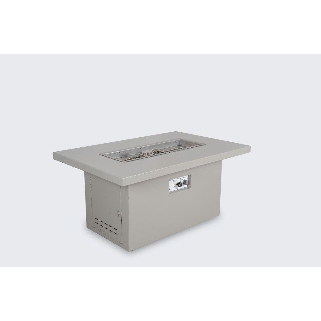 The Outdoor Plus Fremont 24" Tall Powder Coated Metal Fire Table