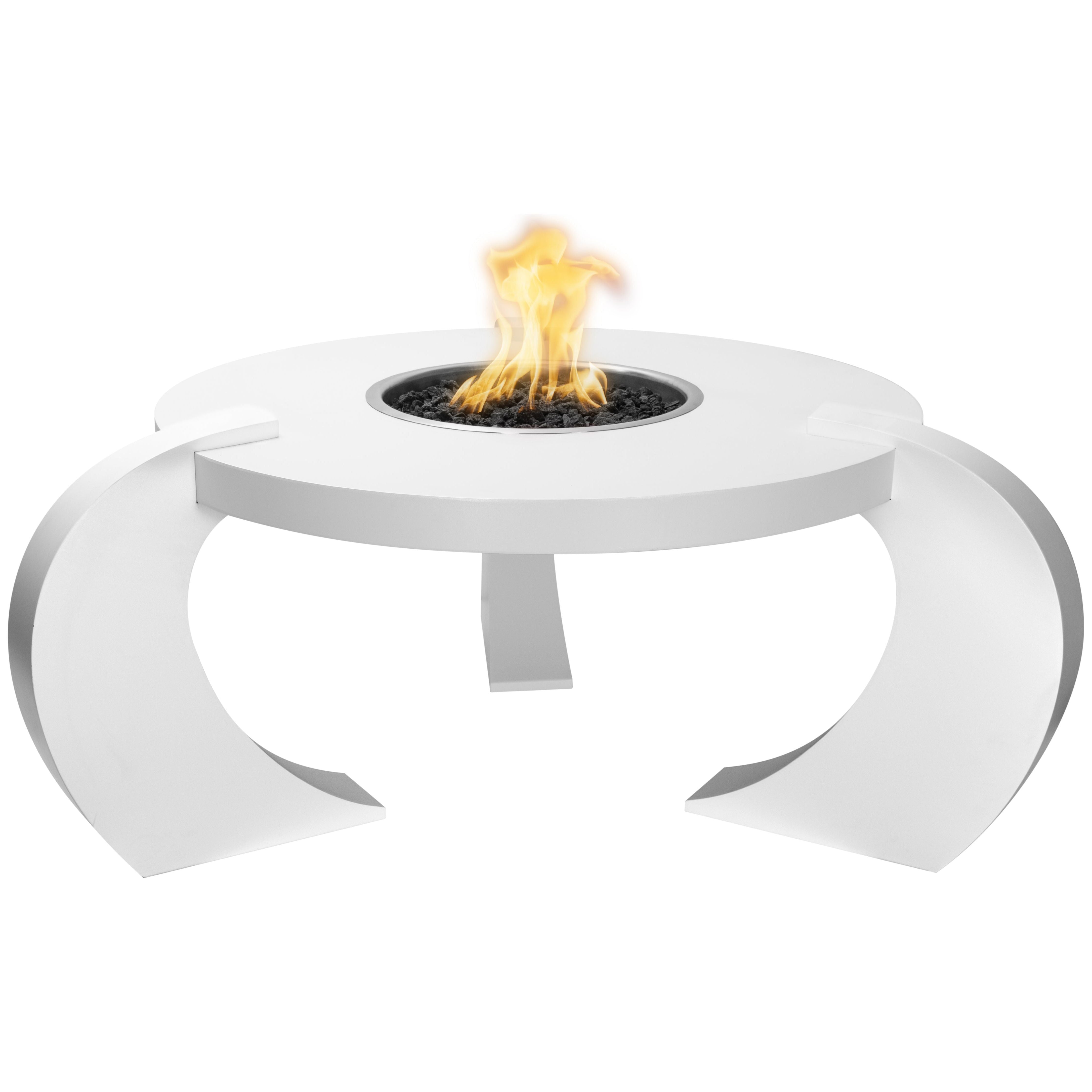 The Outdoor Plus Frisco Powder Coated Metal Fire Pit