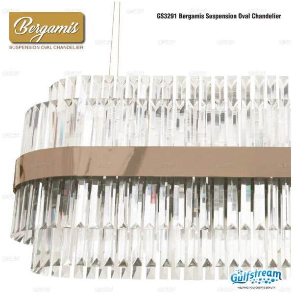 Gulfstream Bergamis Suspension Oval Chandelier