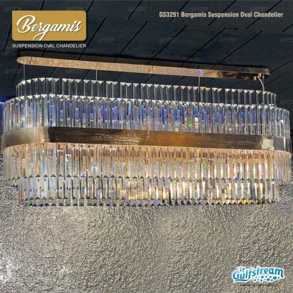 Gulfstream Bergamis Suspension Oval Chandelier