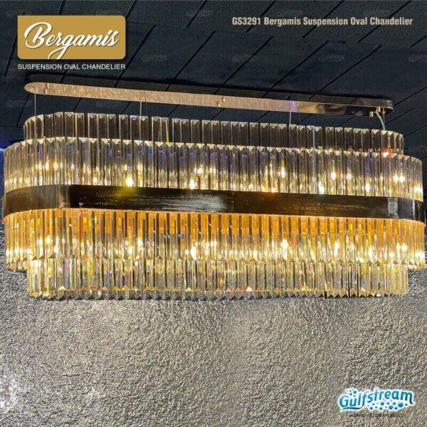 Gulfstream Bergamis Suspension Oval Chandelier