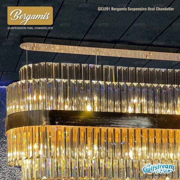 Gulfstream Bergamis Suspension Oval Chandelier