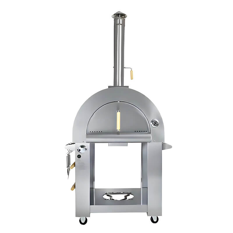 KoKoMo Grills 32" Dual Fuel Stainless Steel Pizza Oven
