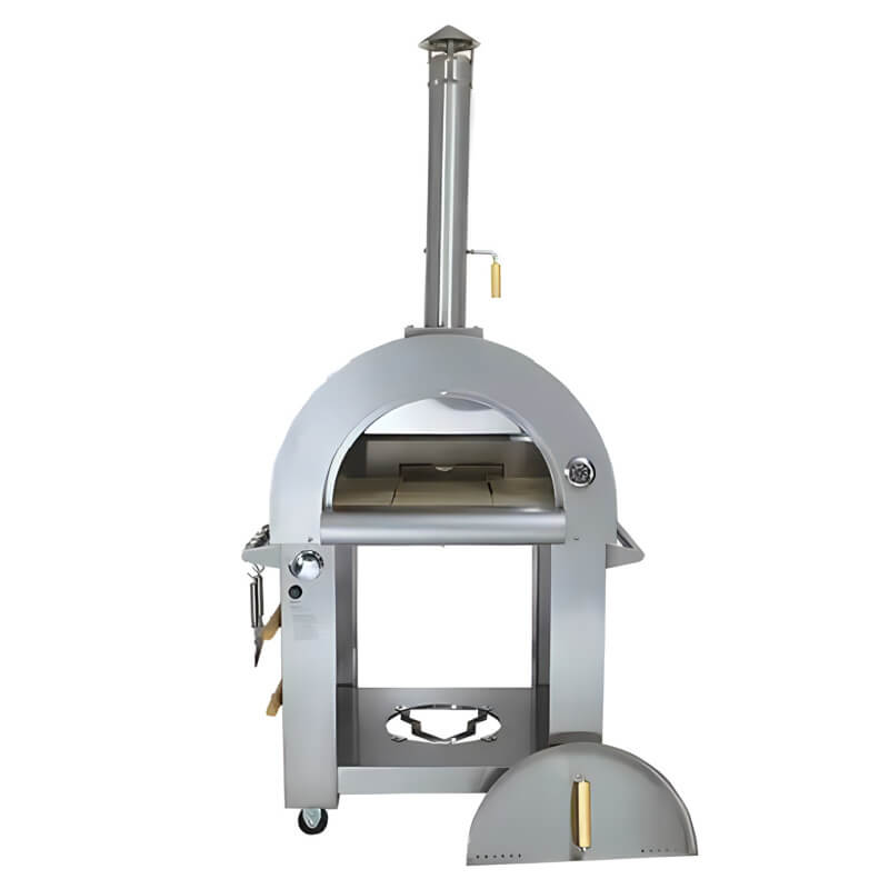 KoKoMo Grills 32" Dual Fuel Stainless Steel Pizza Oven