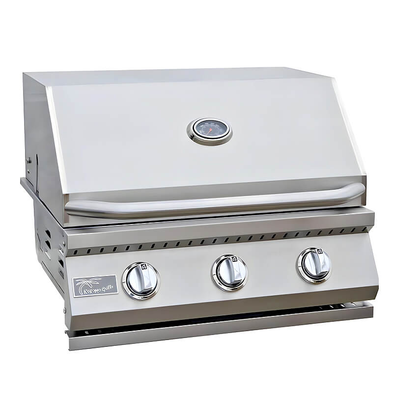 KoKoMo Grills 26" 3 Burner Built In Gas Grill