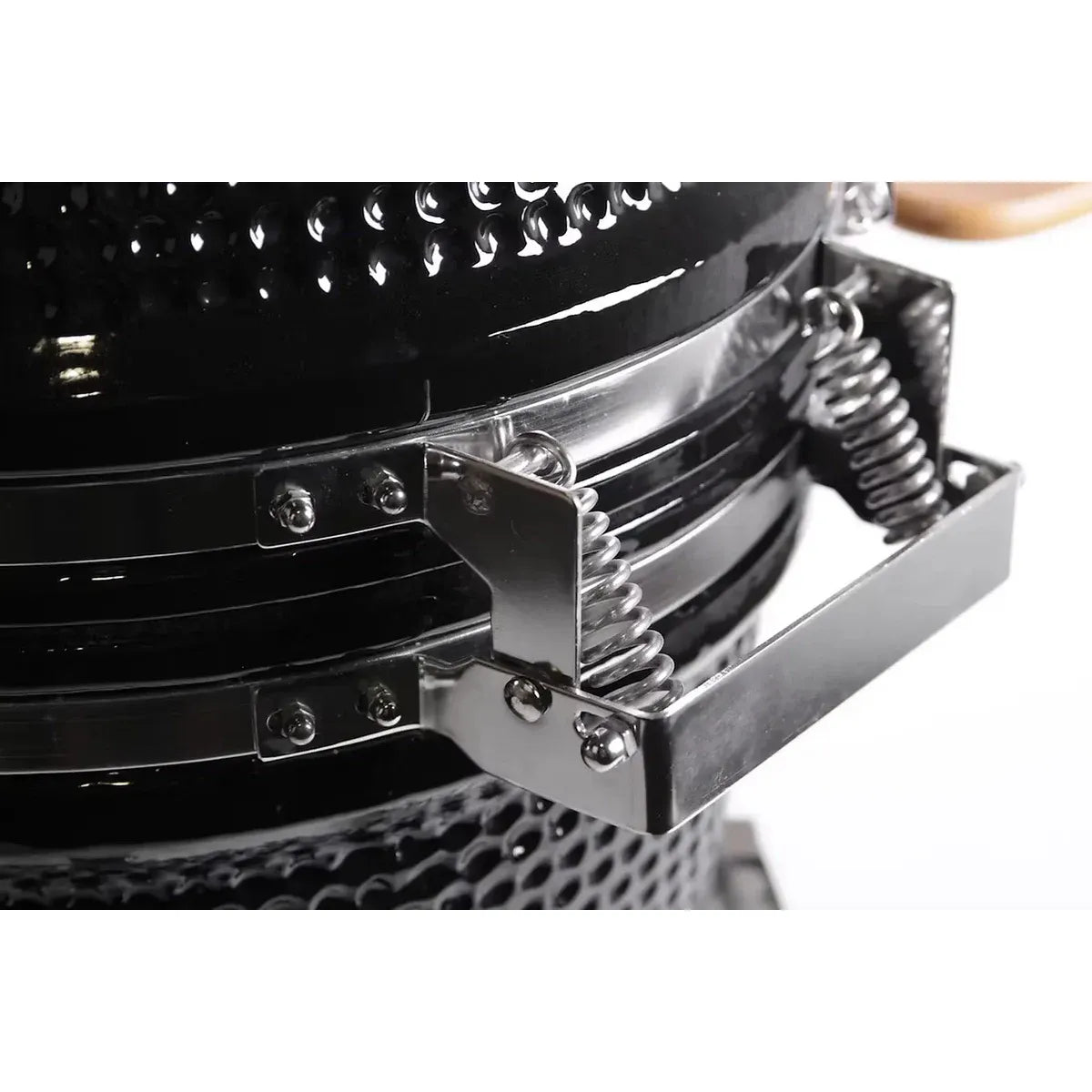 KoKoMo Grills 21" Ceramic Kamado BBQ Grill with Stand and Shelves