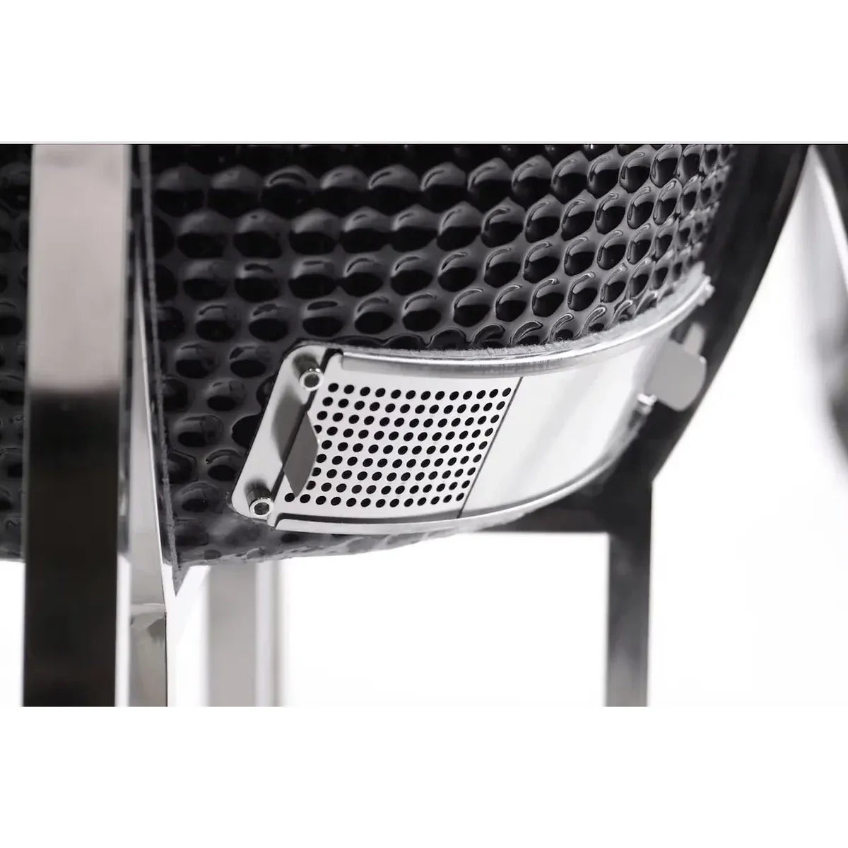 KoKoMo Grills 21" Ceramic Kamado BBQ Grill with Stand and Shelves