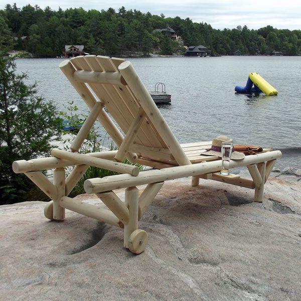 Dundalk Leisurecraft Adirondack Chaise Lounge