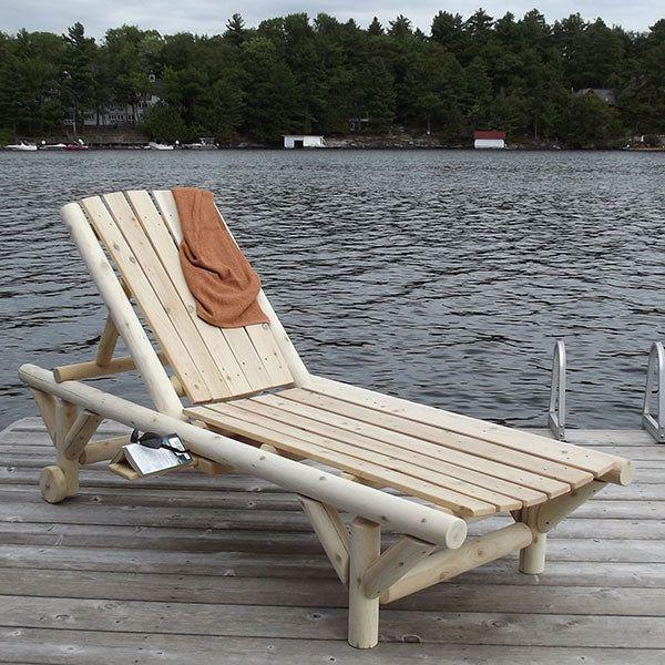 Dundalk Leisurecraft Adirondack Chaise Lounge