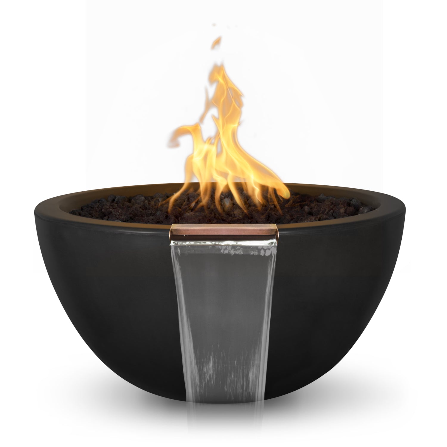 The Outdoor Plus Luna GFRC Concrete Fire & Water Bowl