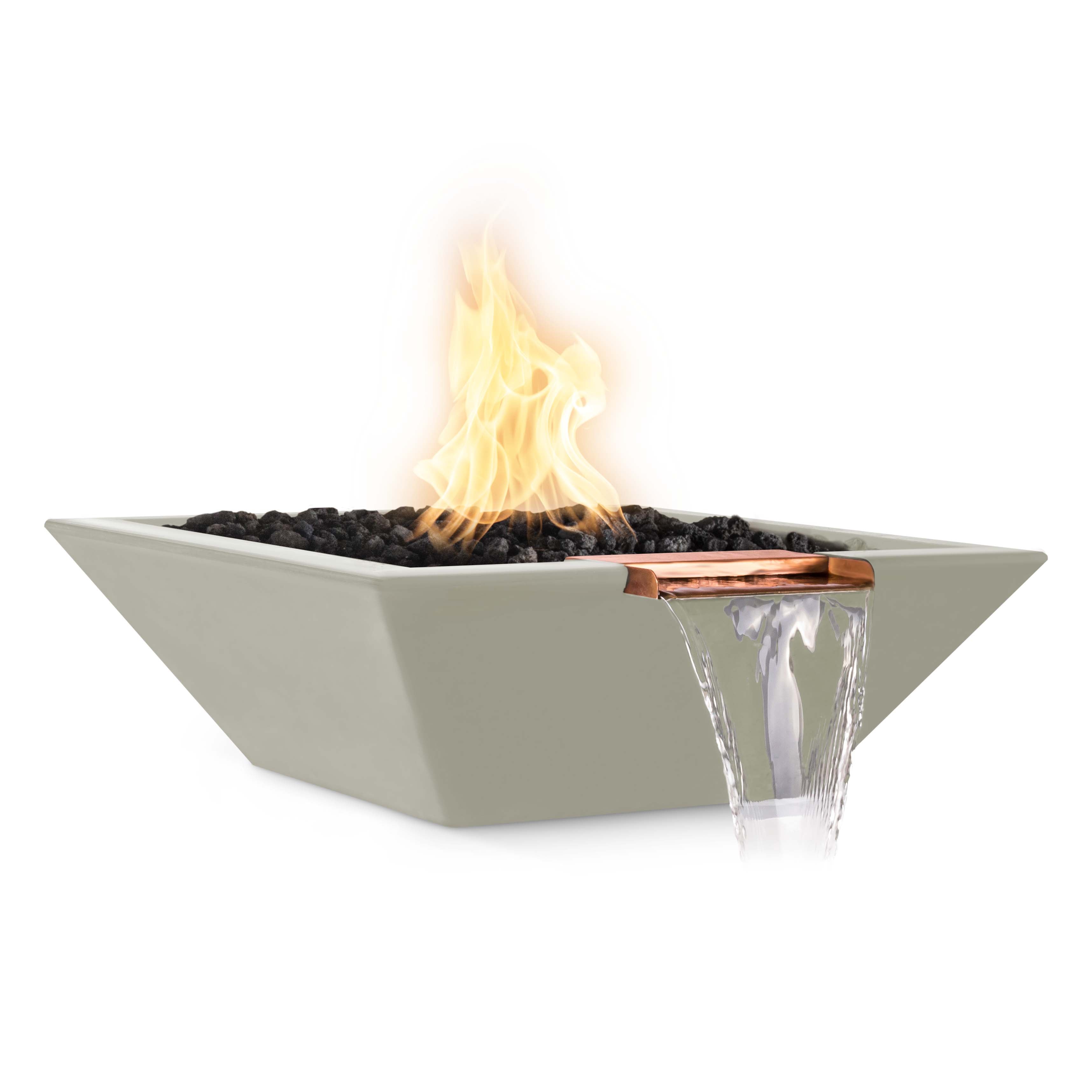The Outdoor Plus Maya GFRC Concrete Fire & Water Bowl
