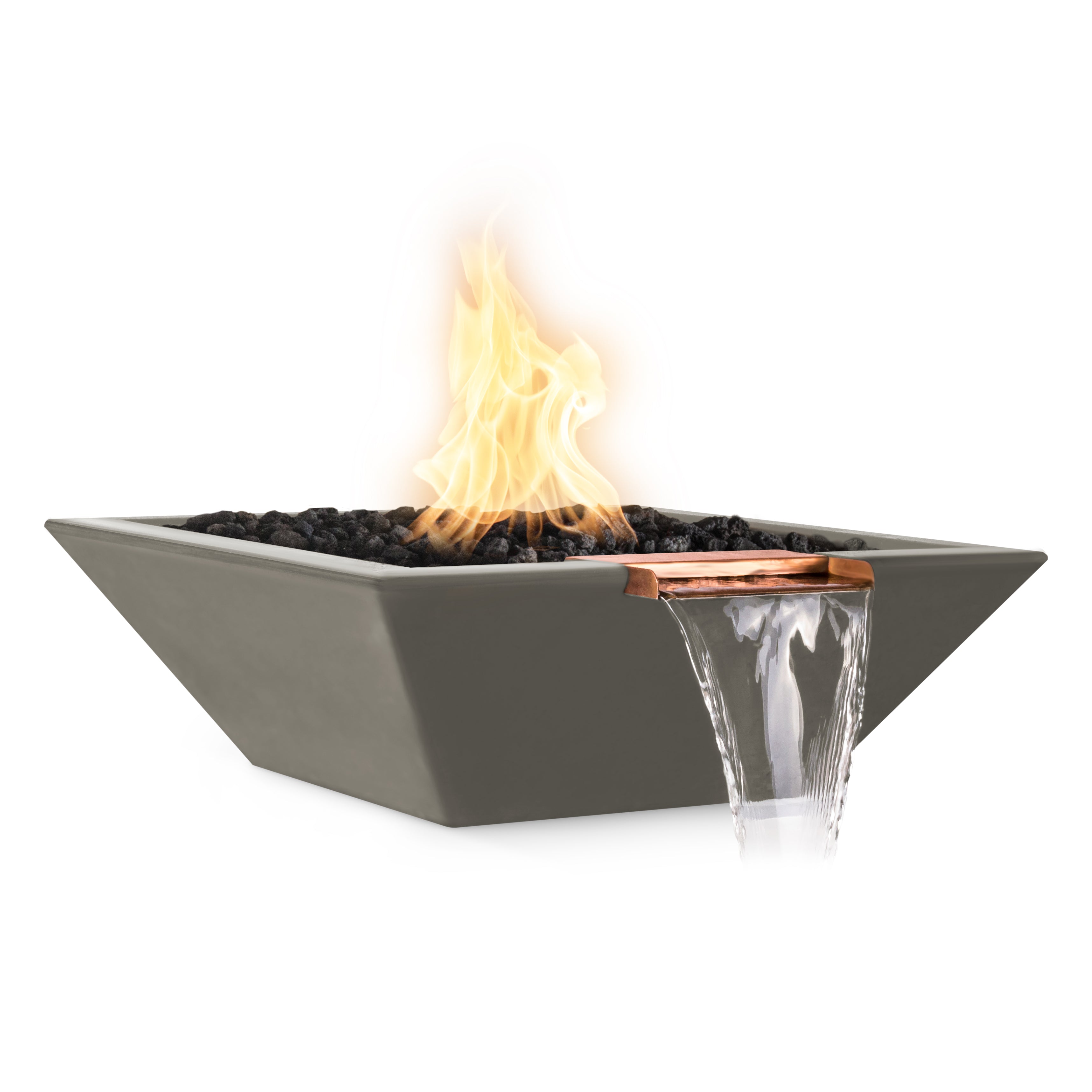The Outdoor Plus Maya GFRC Concrete Fire & Water Bowl