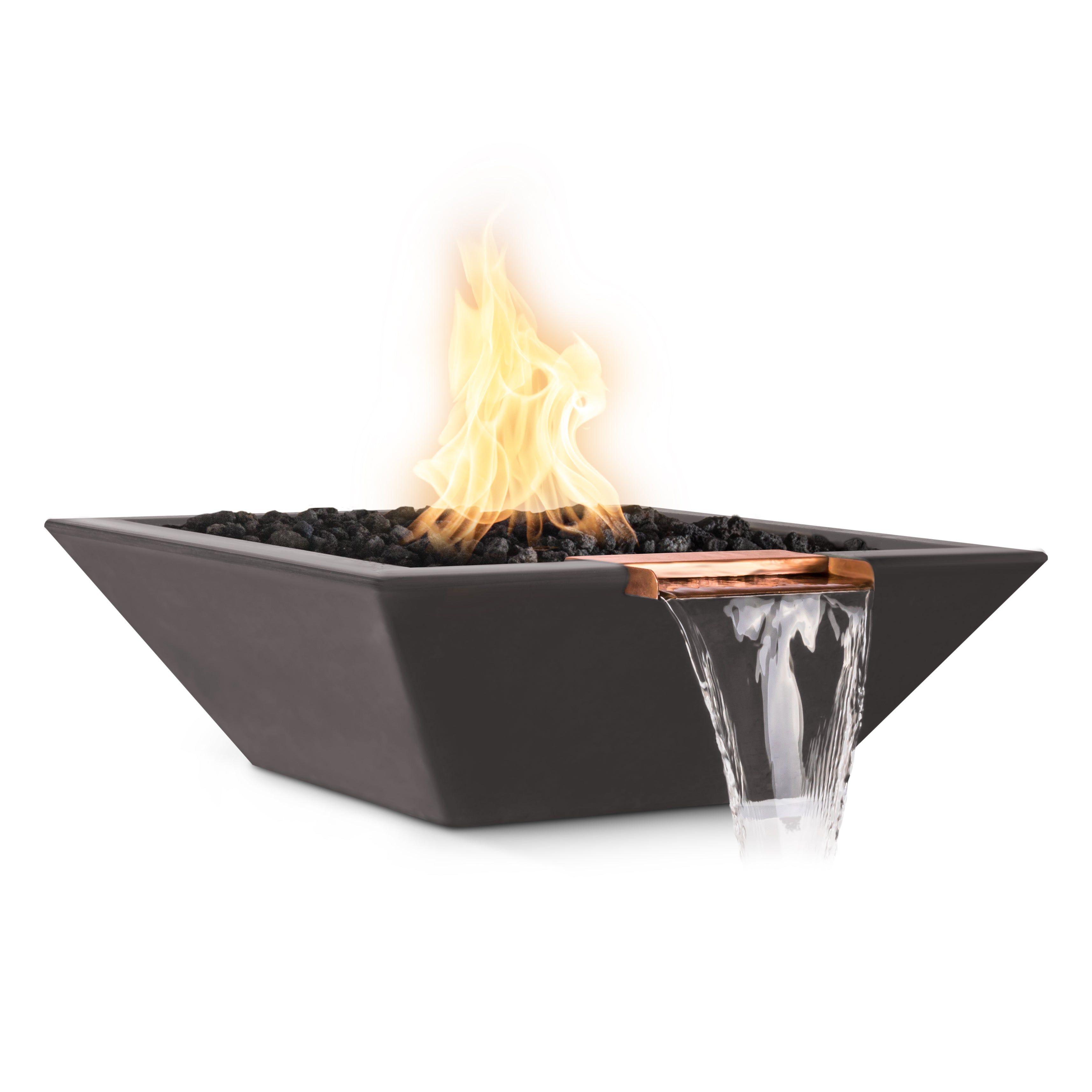 The Outdoor Plus Maya GFRC Concrete Fire & Water Bowl