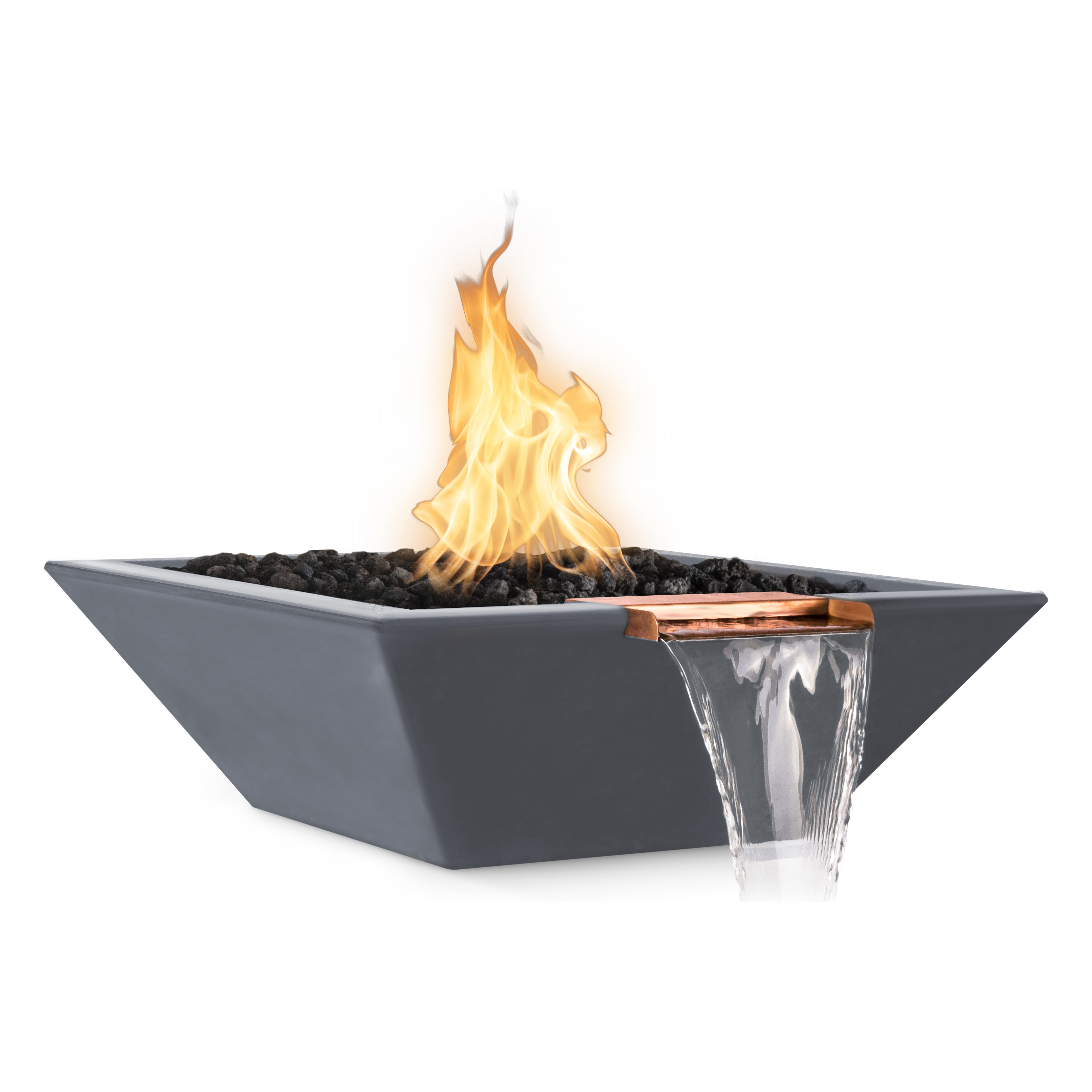 The Outdoor Plus Maya GFRC Concrete Fire & Water Bowl