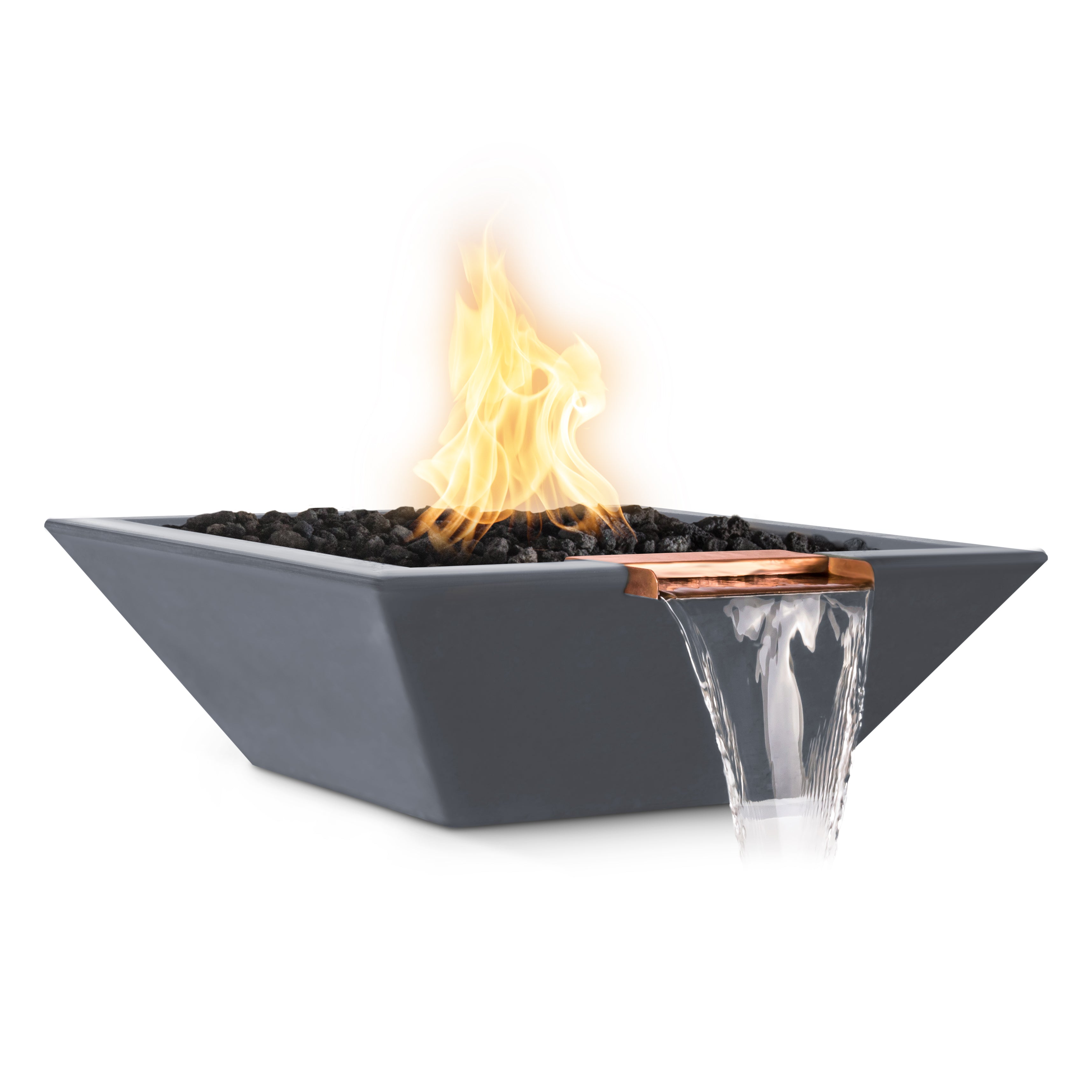 The Outdoor Plus Maya GFRC Concrete Fire & Water Bowl