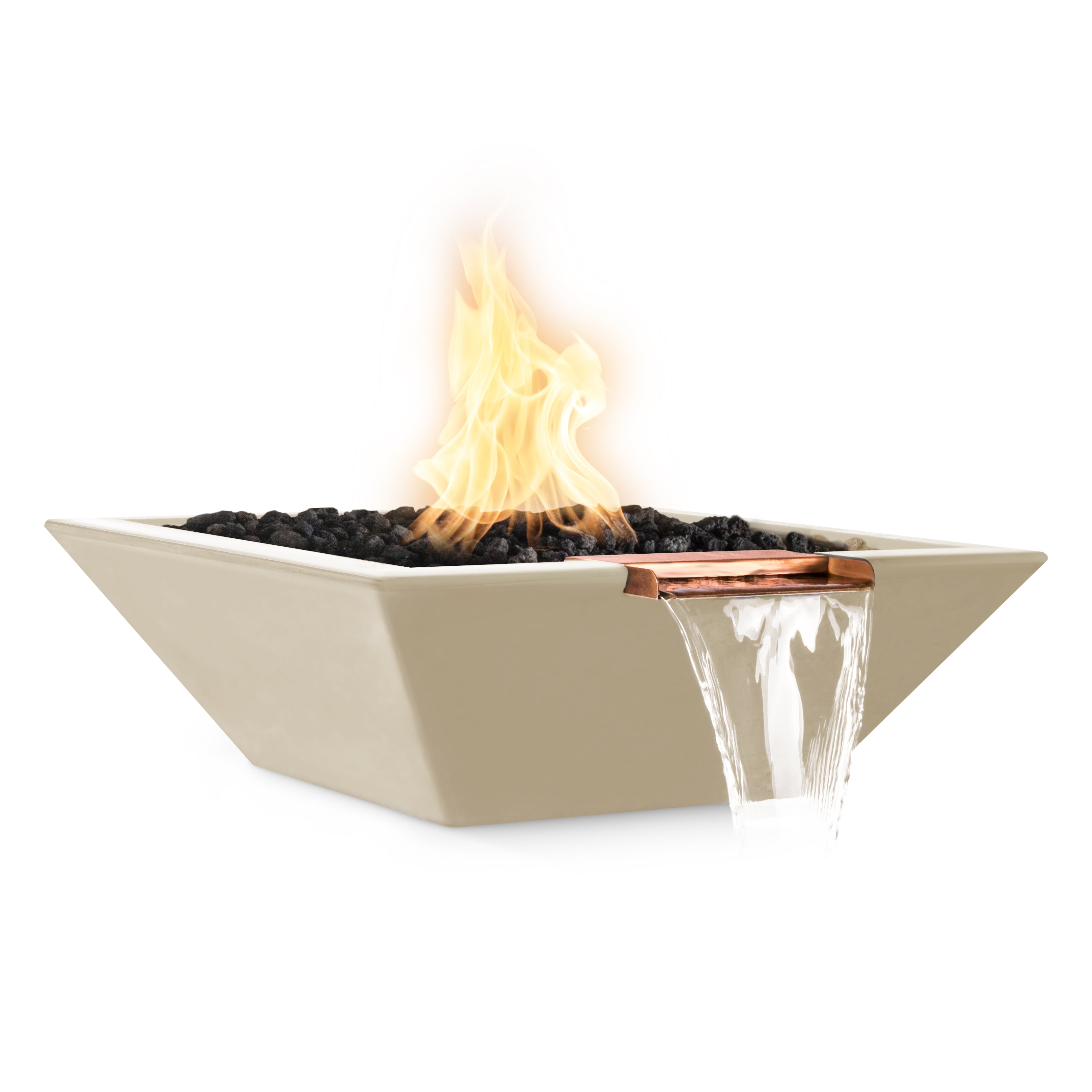 The Outdoor Plus Maya GFRC Concrete Fire & Water Bowl