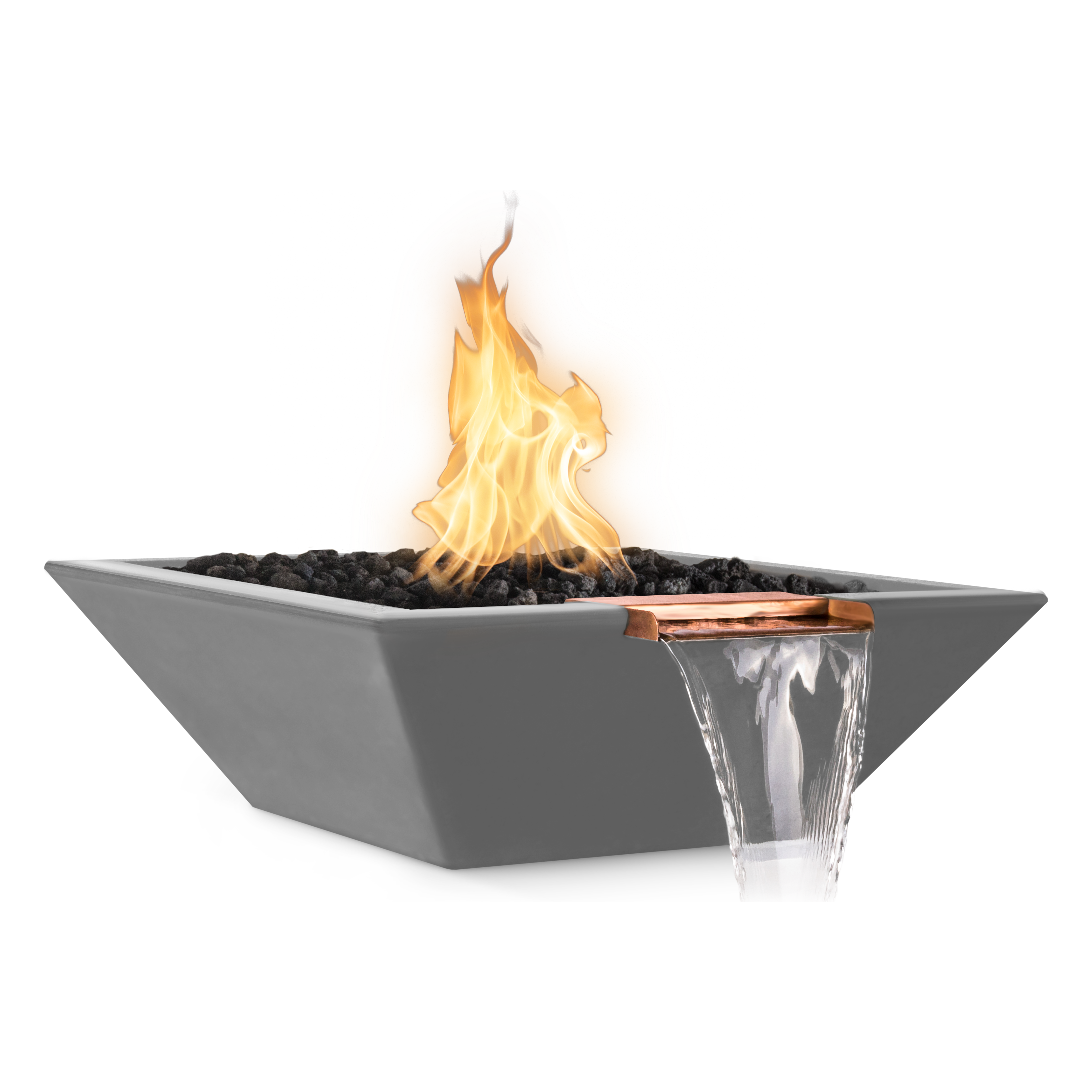 The Outdoor Plus Maya GFRC Concrete Fire & Water Bowl