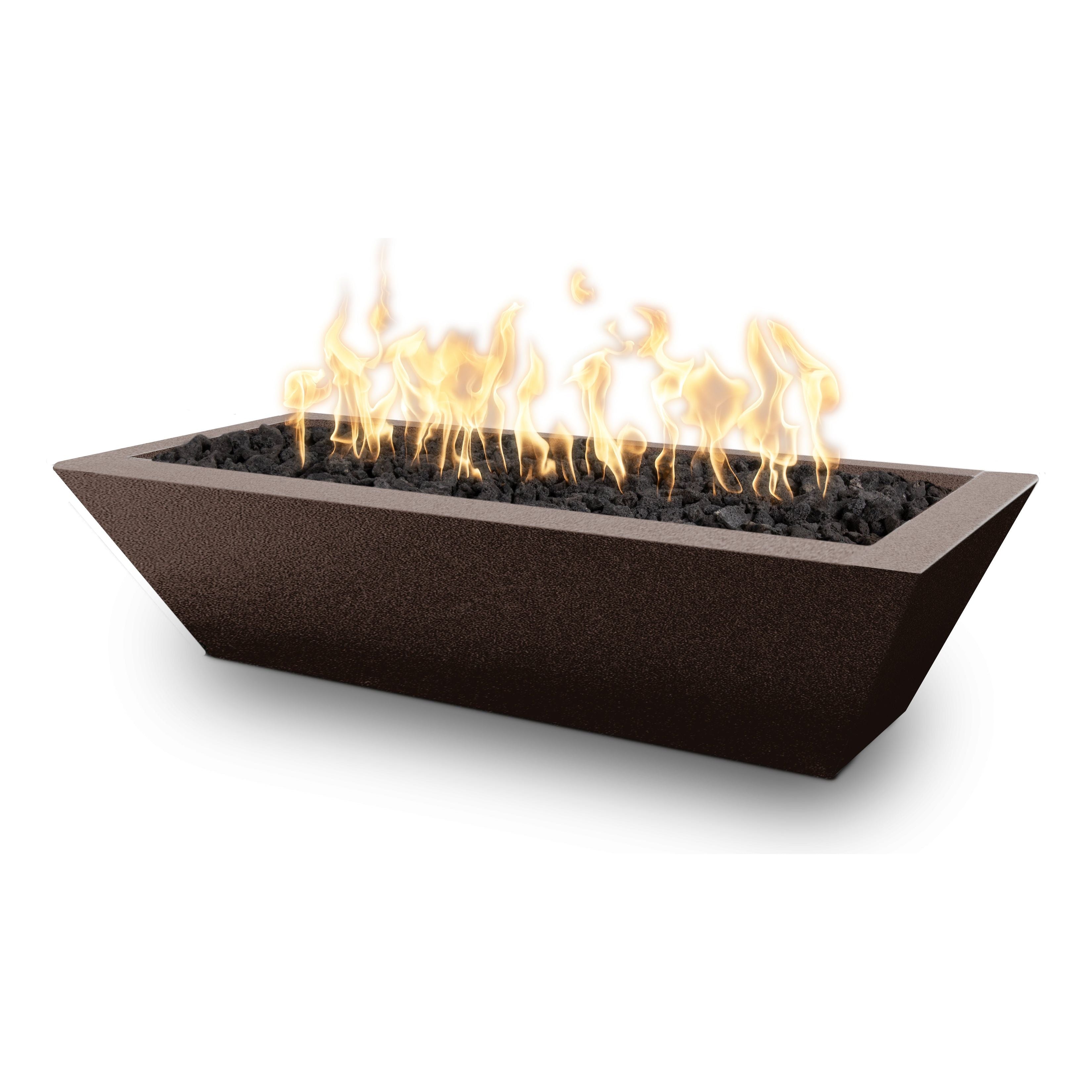 The Outdoor Plus Maya Linear Powder Coat Fire Bowl