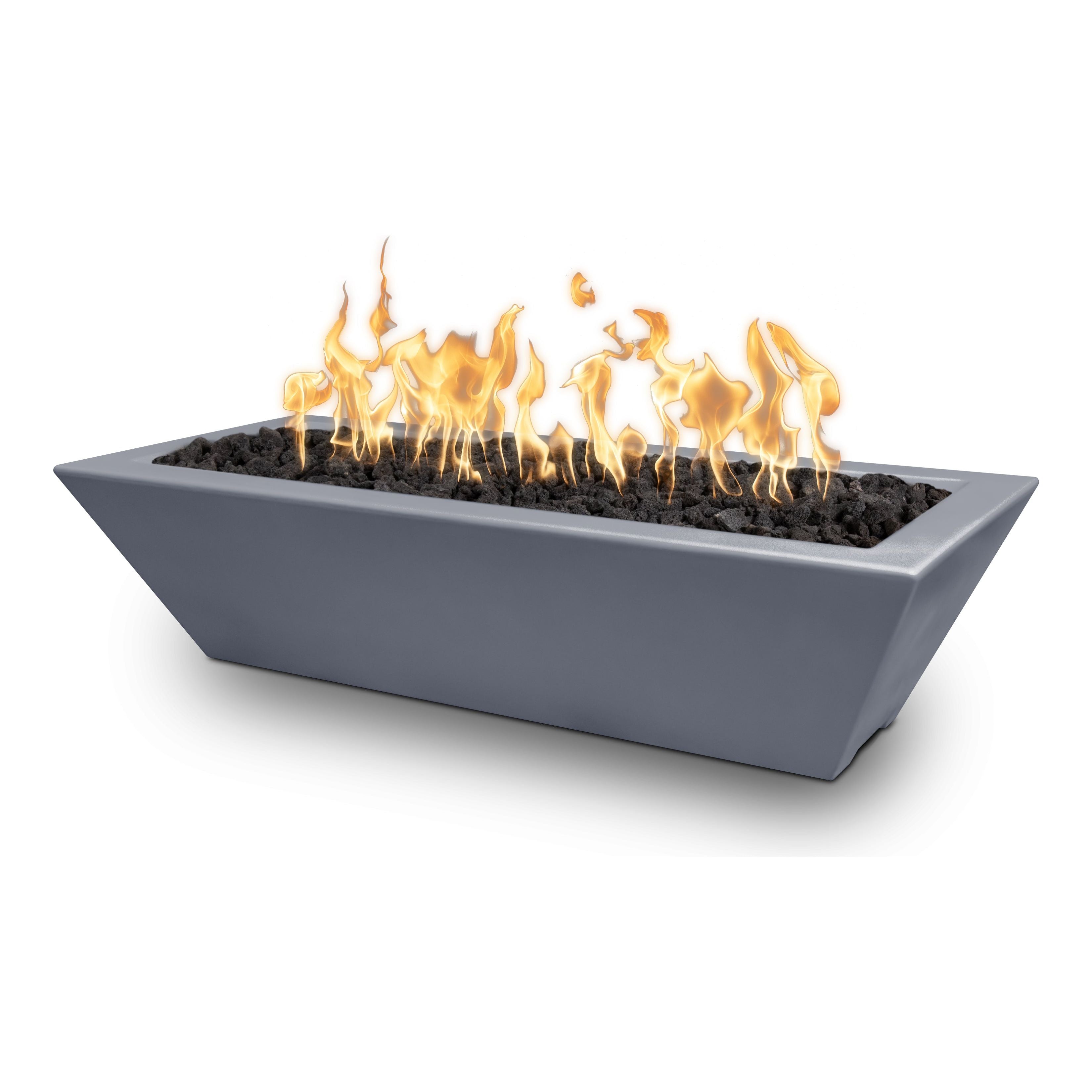 The Outdoor Plus Maya Linear Powder Coat Fire Bowl