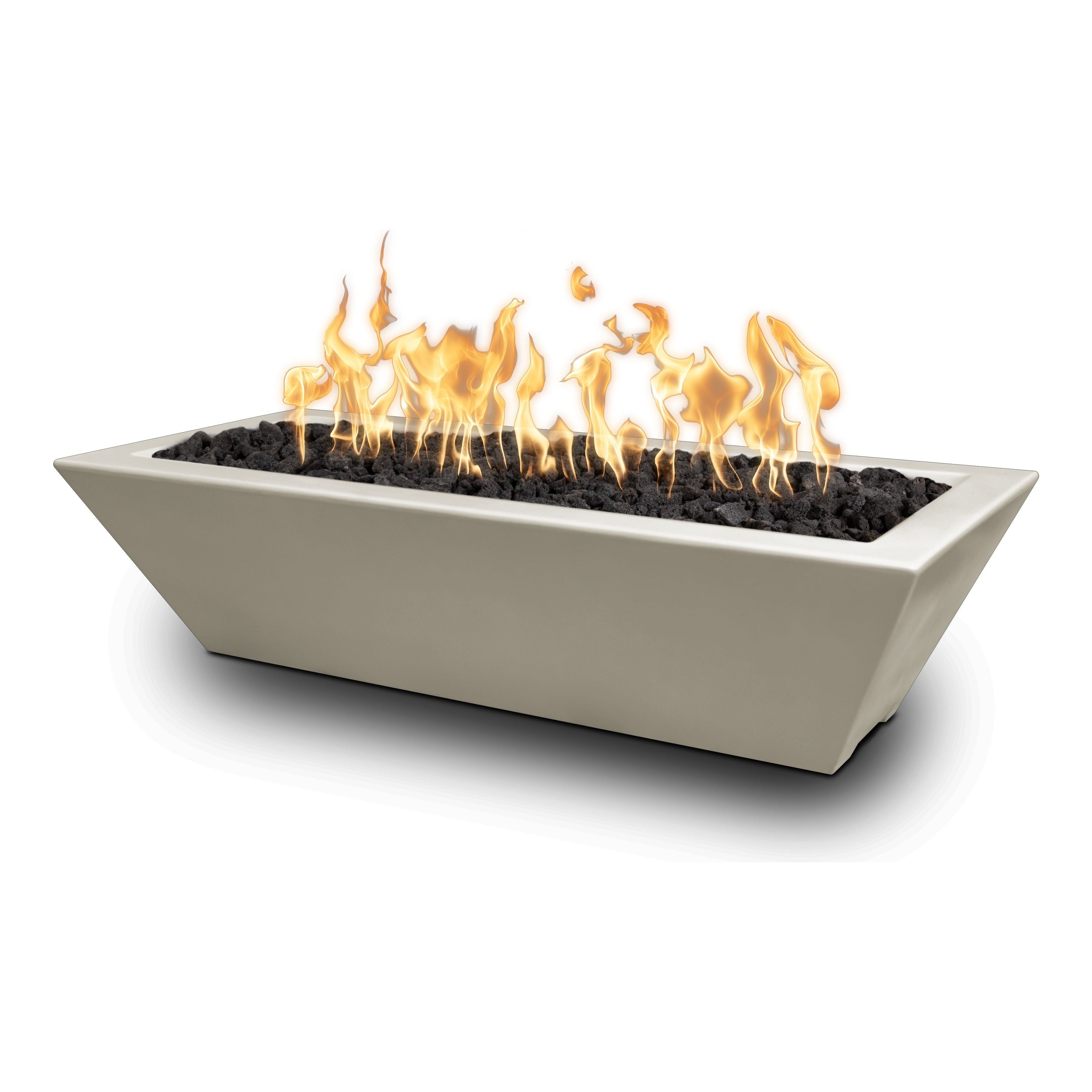 The Outdoor Plus Maya Linear Powder Coat Fire Bowl