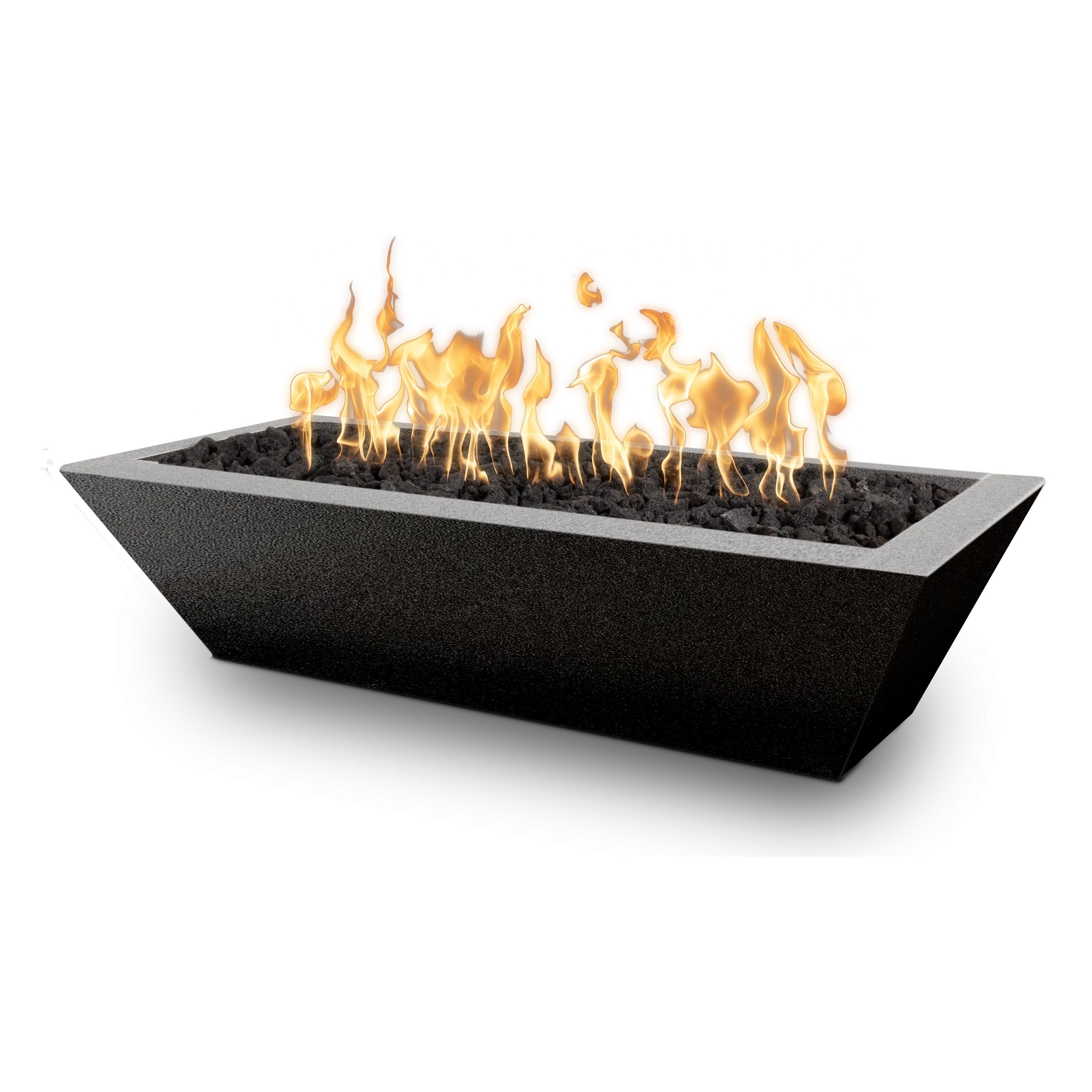 The Outdoor Plus Maya Linear Powder Coat Fire Bowl