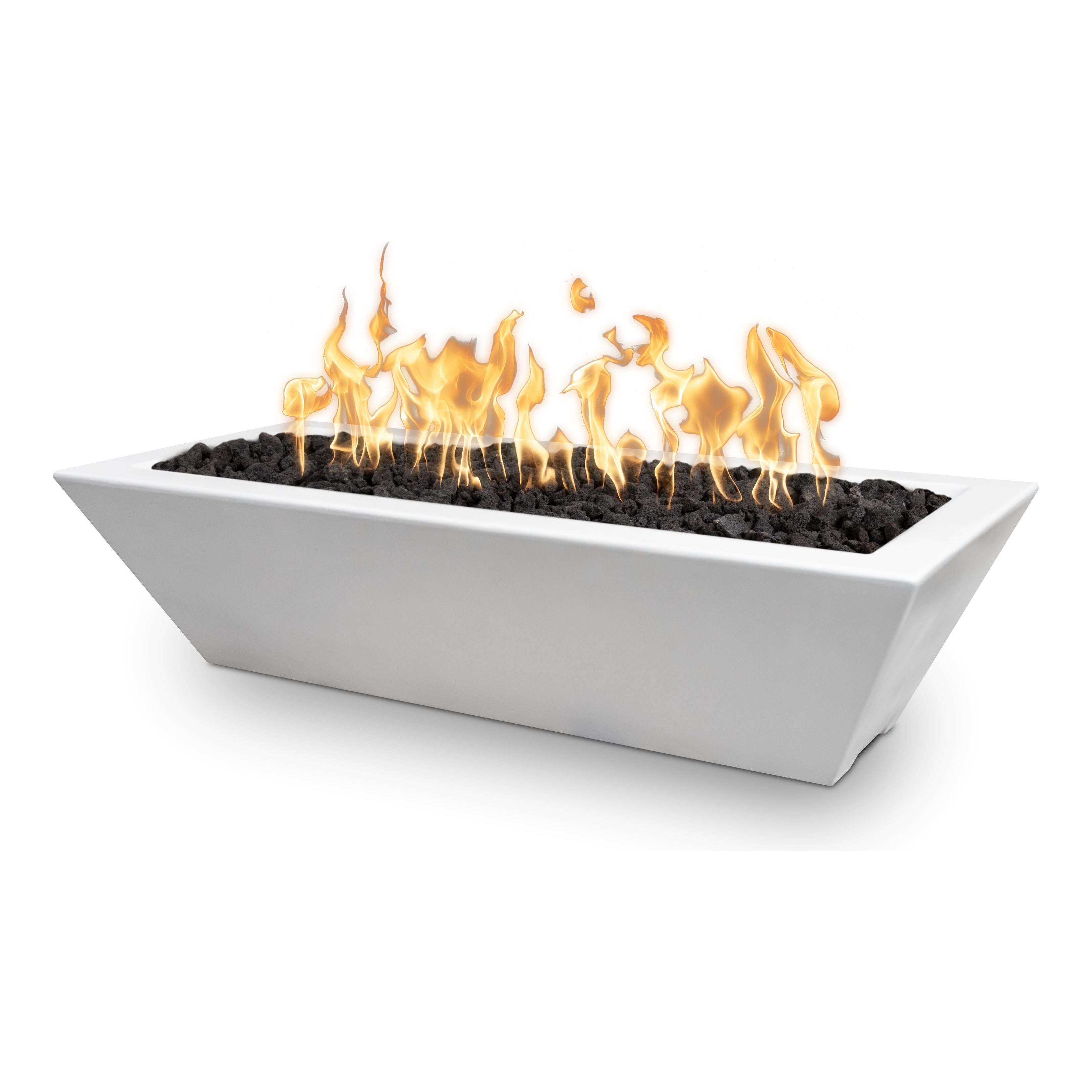 The Outdoor Plus Maya Linear Powder Coat Fire Bowl